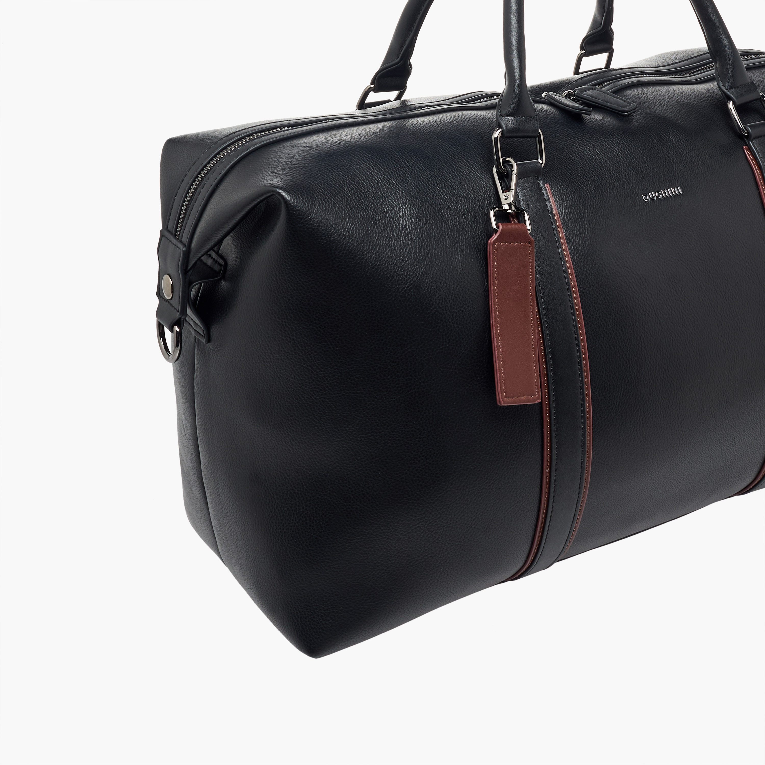 Duchini Duffel Bag with Zip Closure Double Handles-travel-luggagesandbags-dufflebags-image-6