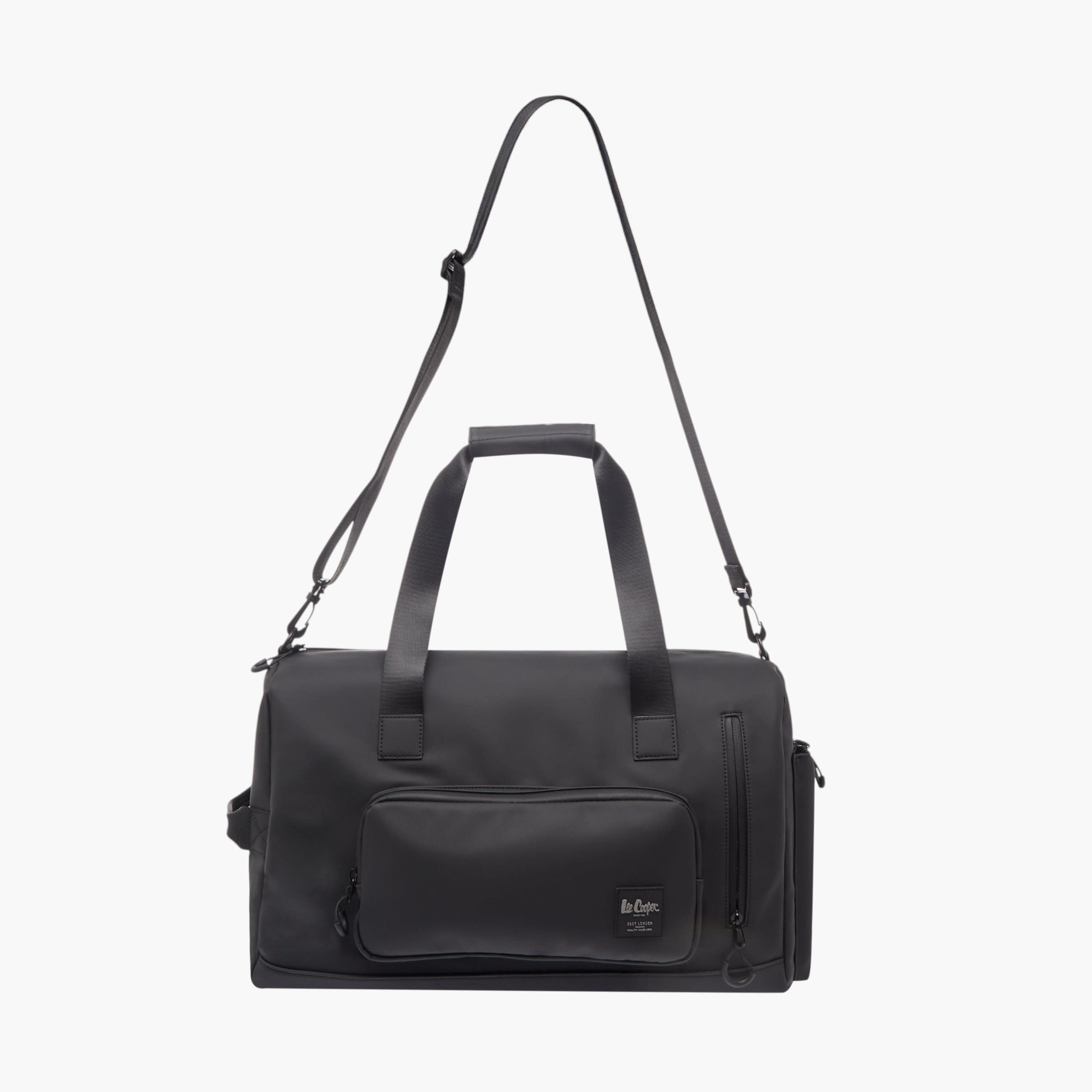Lee Cooper Solid Duffle Bag with Zip Closure and Detachable Strap-travel-luggagesandbags-dufflebags-image-3
