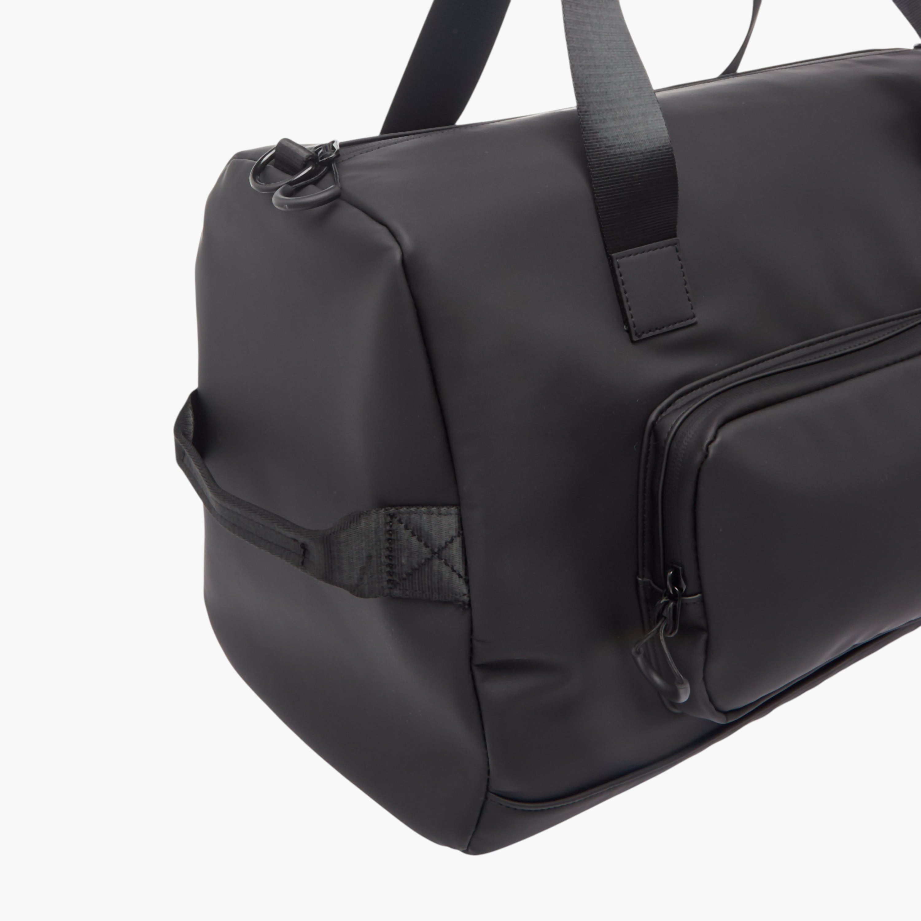 Lee Cooper Solid Duffle Bag with Zip Closure and Detachable Strap-travel-luggagesandbags-dufflebags-image-5