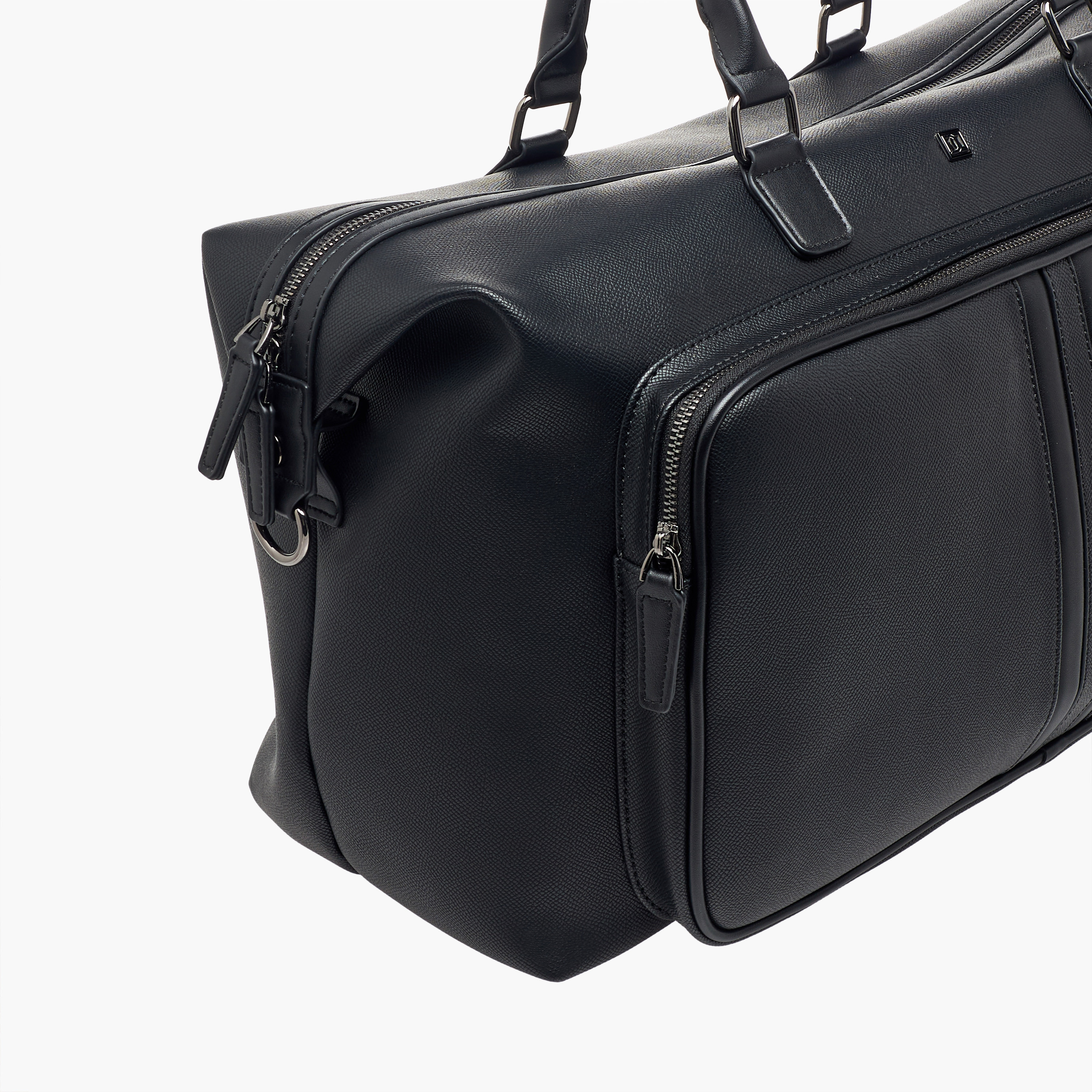 Duchini Duffle Bag Zip Closure Double Handles-travel-luggagesandbags-dufflebags-image-6