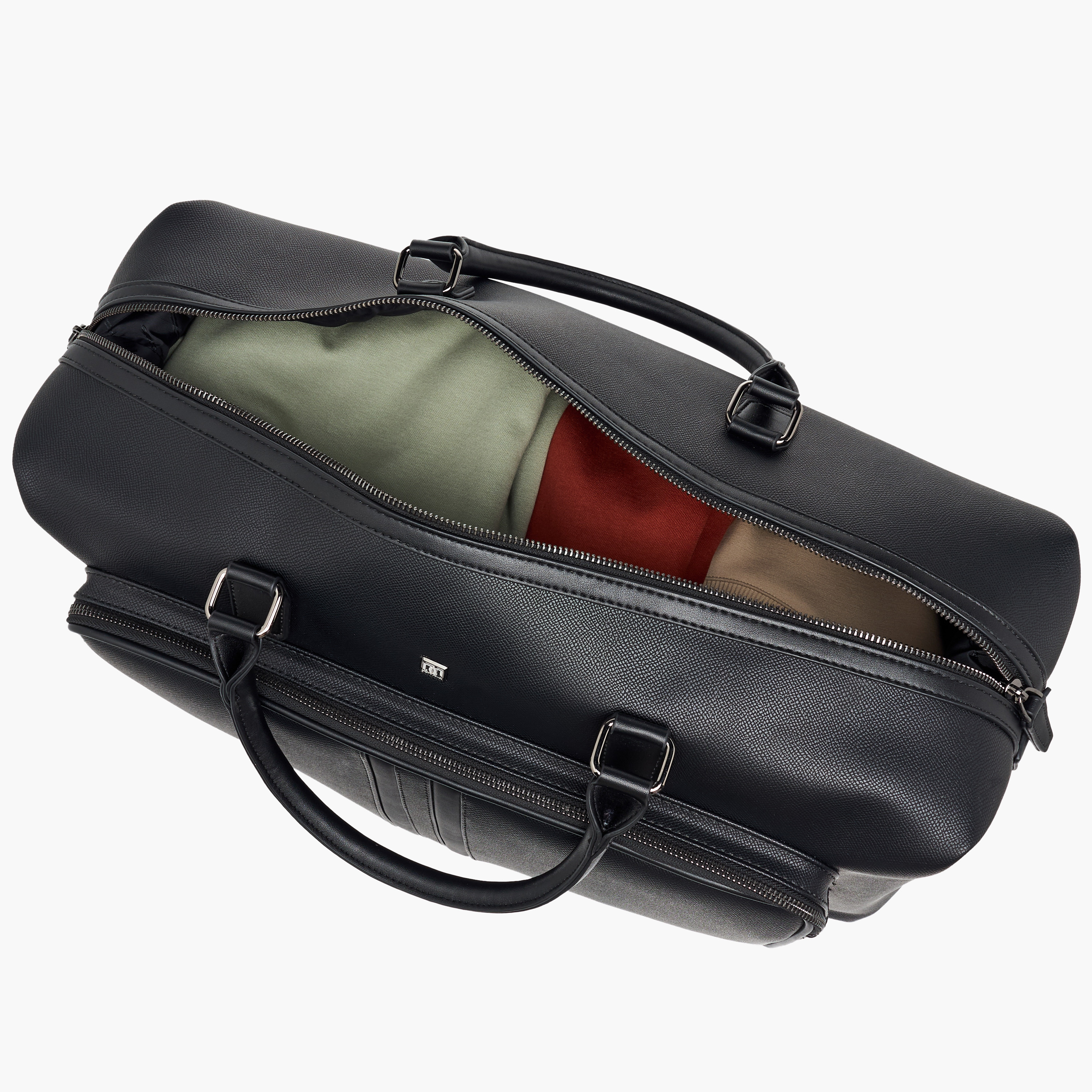 Duchini Duffle Bag Zip Closure Double Handles-travel-luggagesandbags-dufflebags-image-9