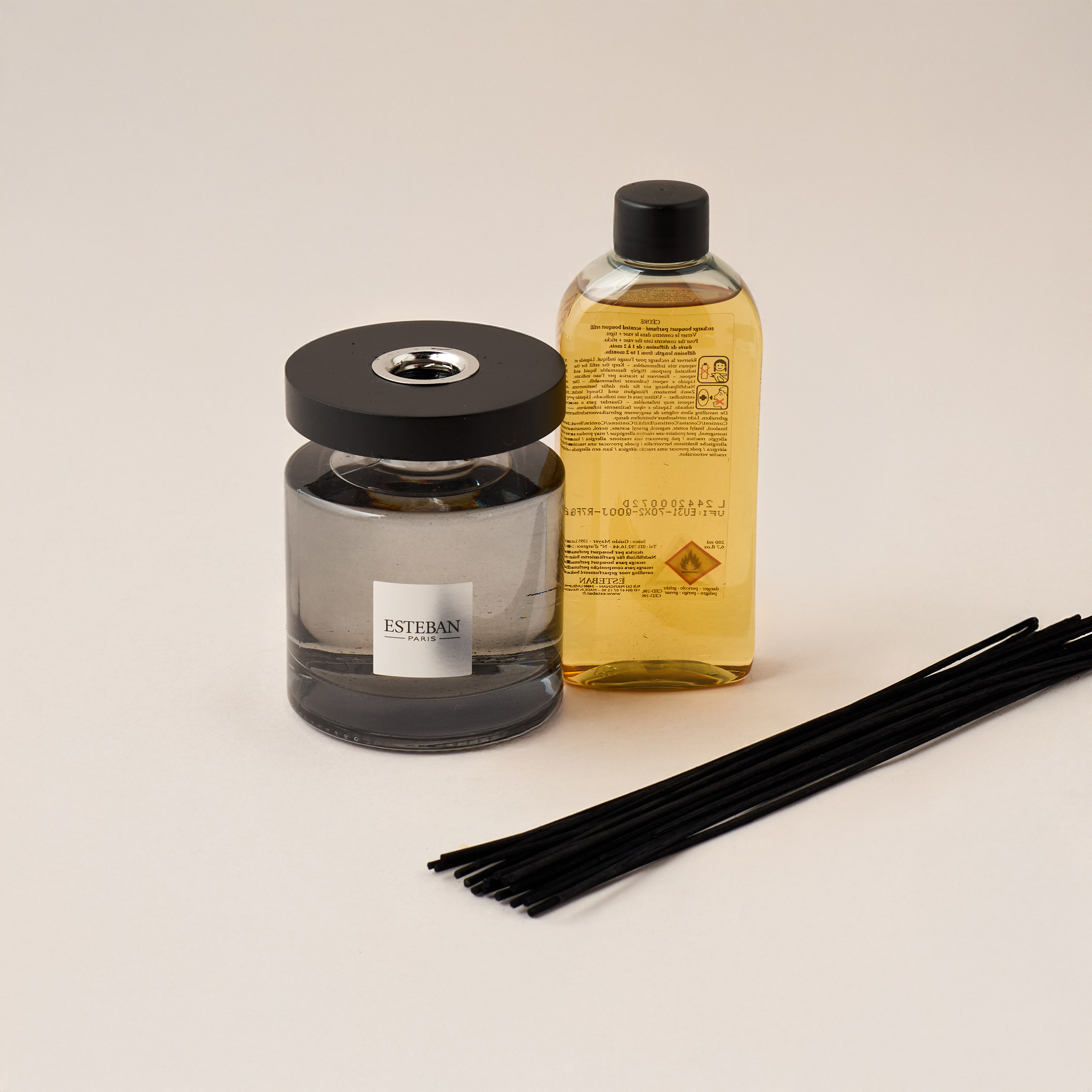 أعواد عطرية إليبس قابلة لإعادة التعبئة من إستيبان باريس أمبر - 200 مل-household-homefragrance-fragranceoilsandessence-image-4