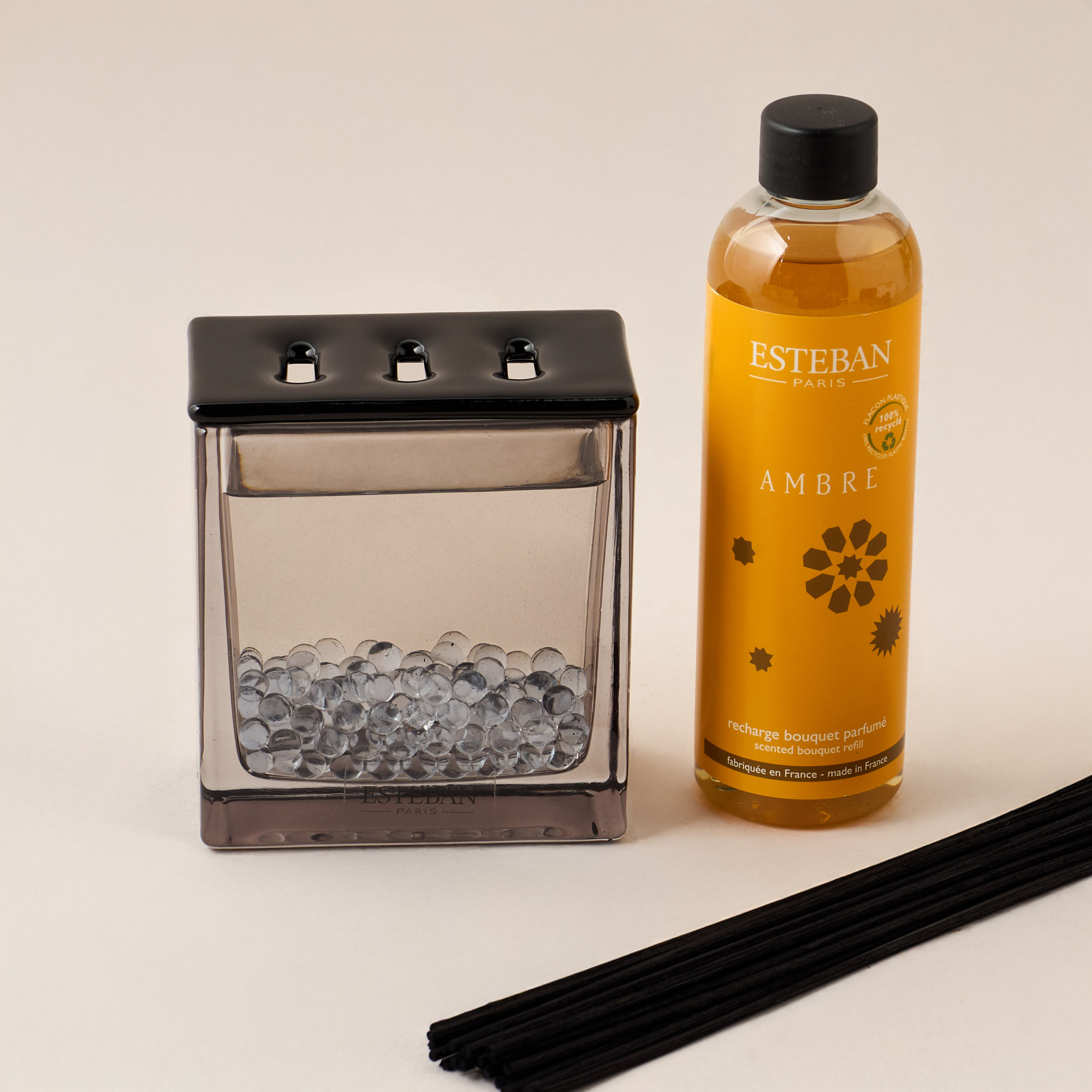 Esteban Paris Ambre Refillable Triptyque Bouquet - 250 ml-household-homefragrance-reeddiffusers-image-3