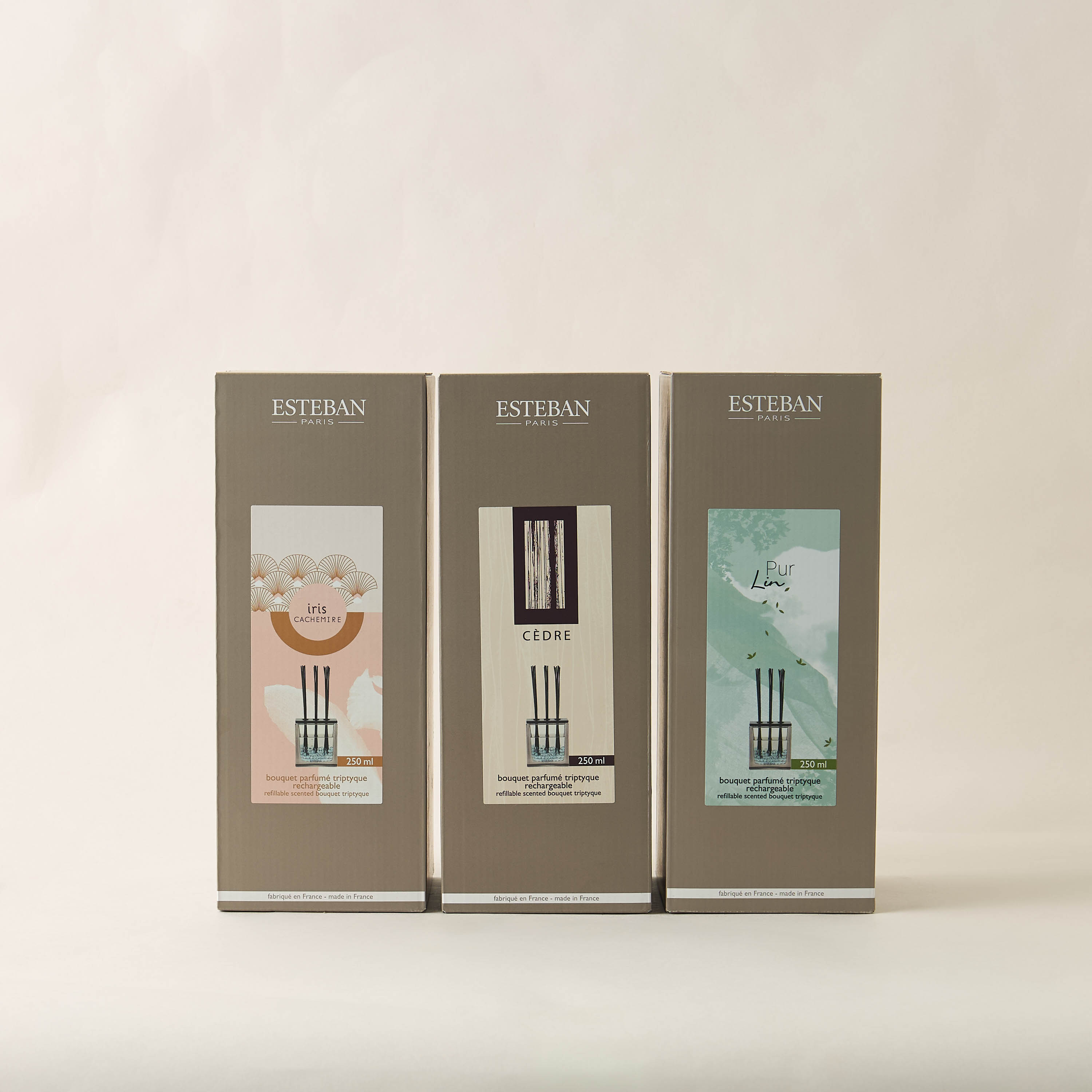 Esteban Iris Cachemire Scented Reed Diffuser Set - 250 ml-household-homefragrance-reeddiffusers-image-5