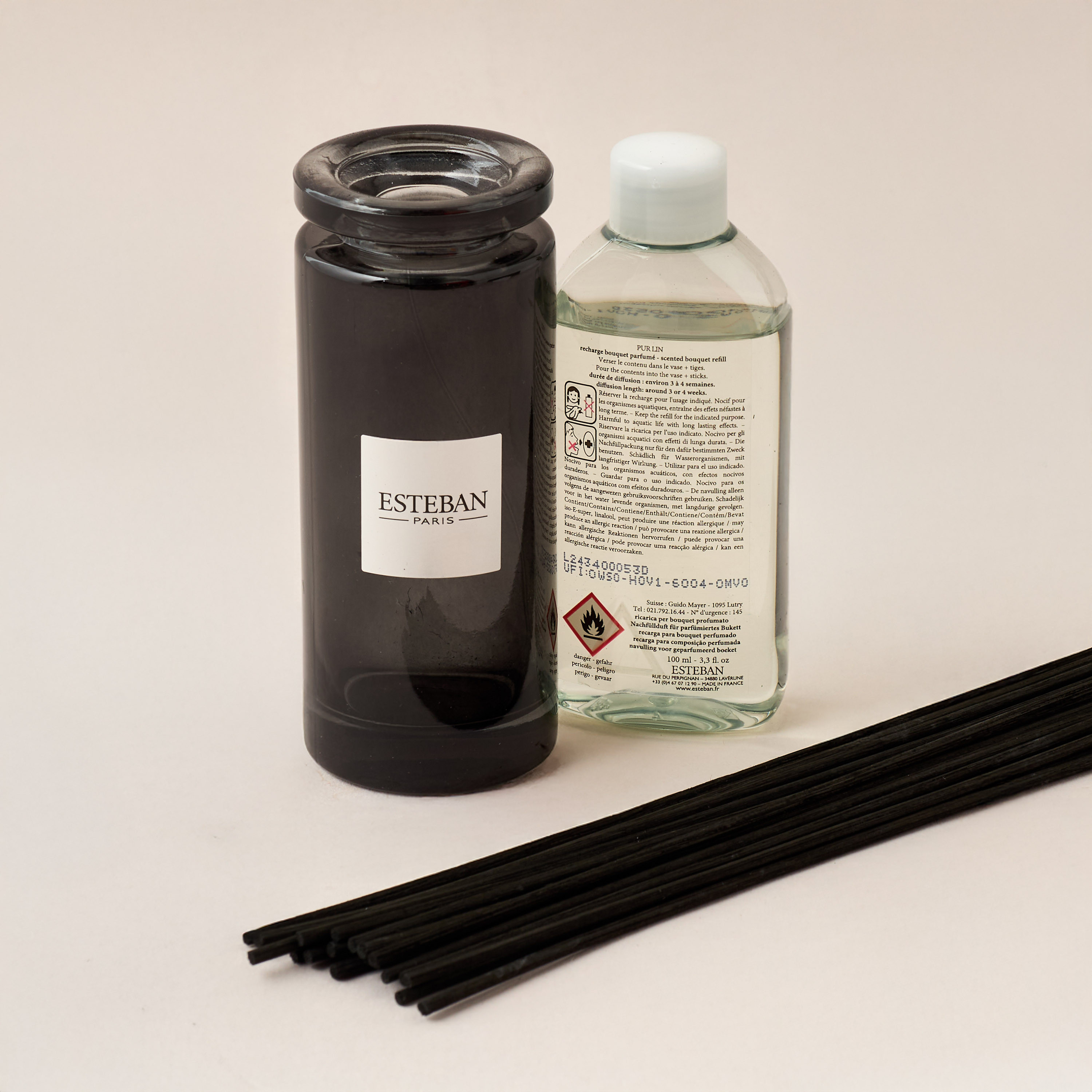Esteban Paris Pur Lin Refillable Initial Scented Bouquet - 100 ml-household-homefragrance-fragranceoilsandessence-image-4