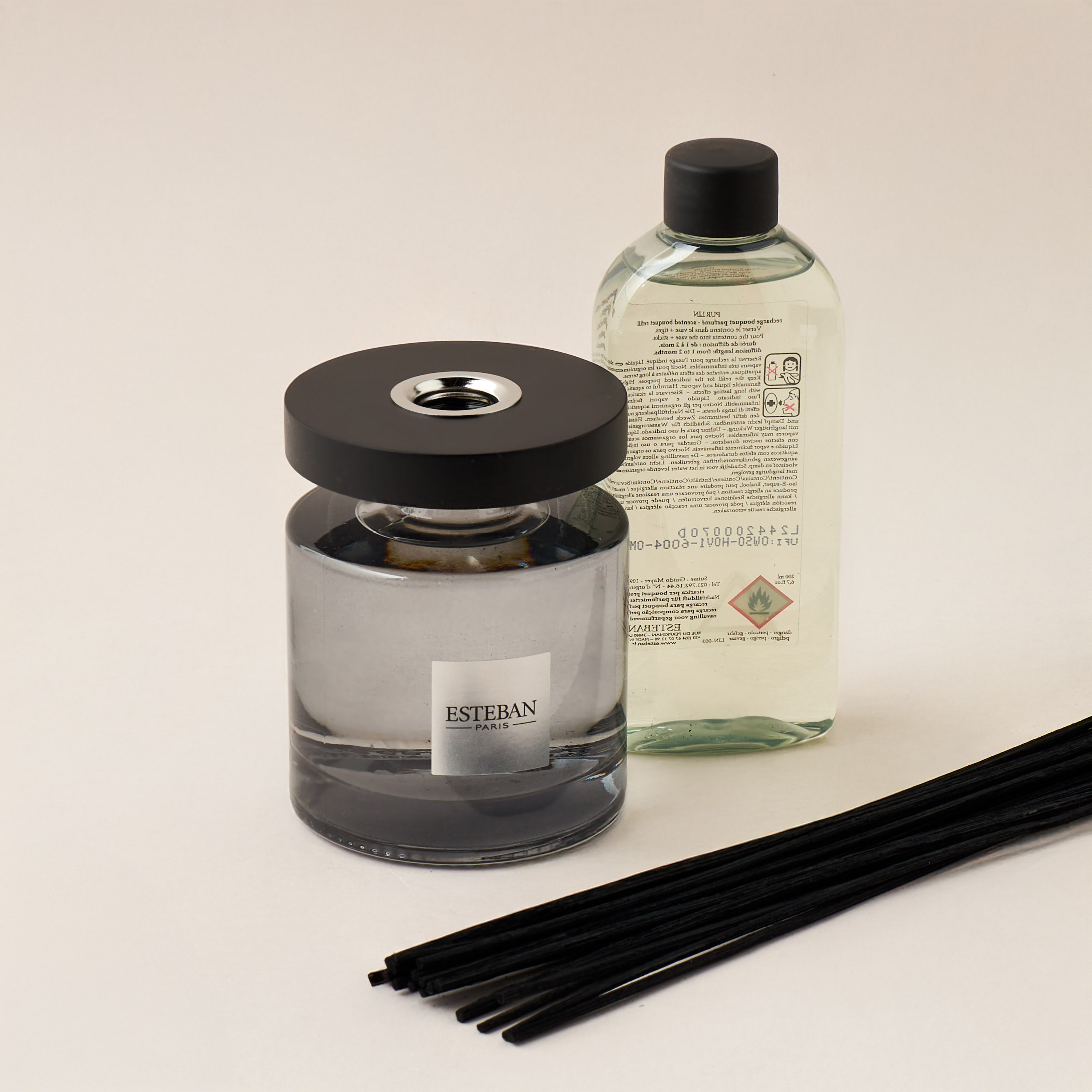 Esteban Paris Pur Lin Refillable Ellipse Scented Bouquet - 200 ml-household-homefragrance-fragranceoilsandessence-image-4