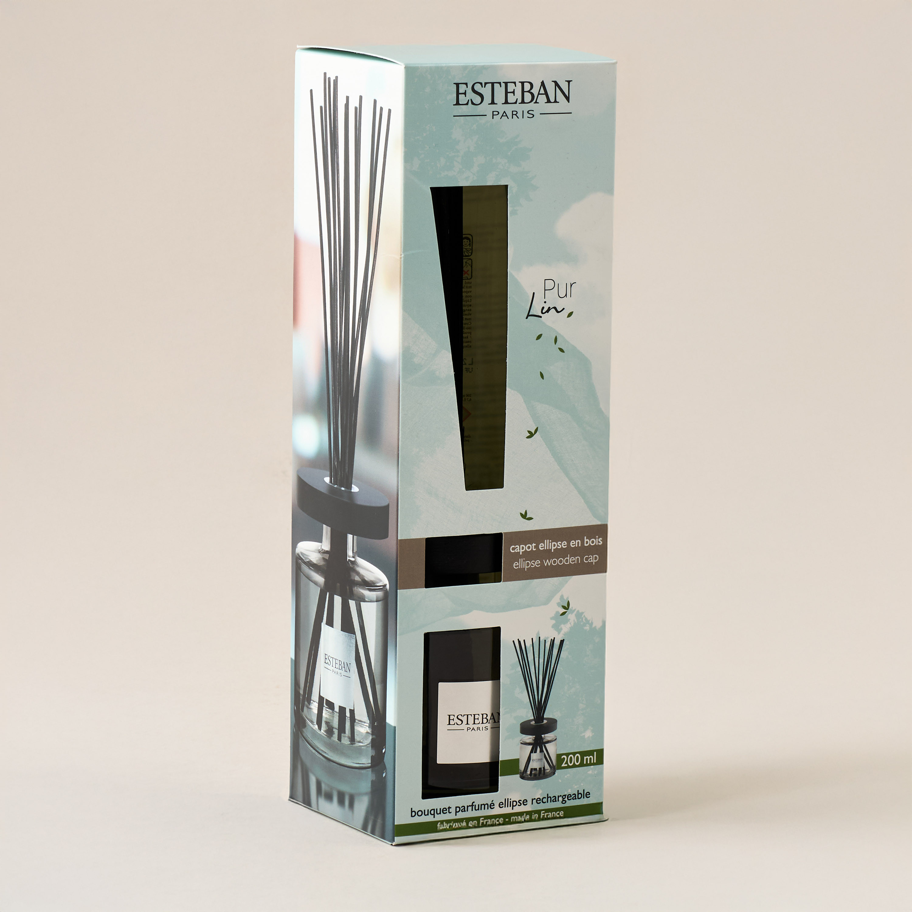 Esteban Paris Pur Lin Refillable Ellipse Scented Bouquet - 200 ml-household-homefragrance-fragranceoilsandessence-image-6