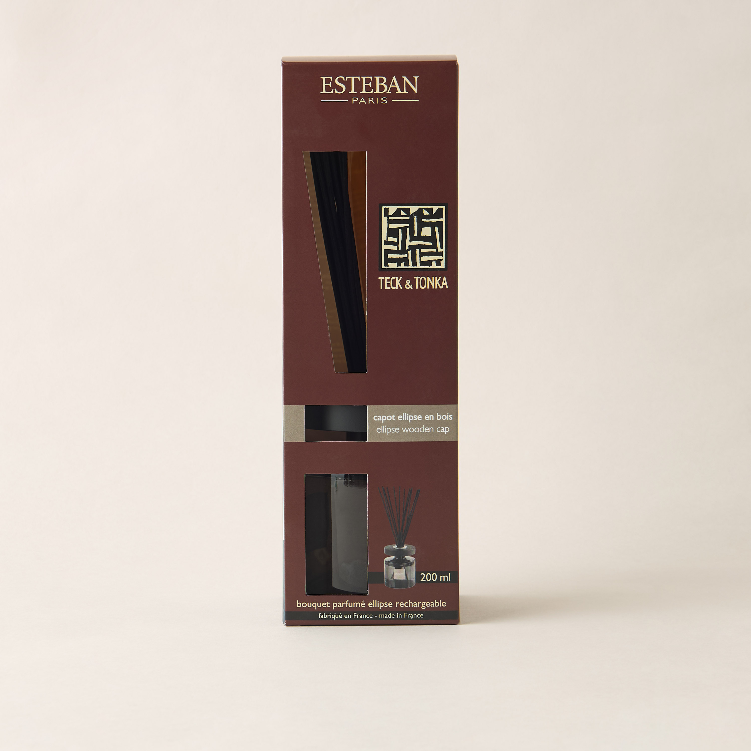 Esteban Teck and Tonka Scented Reed Diffuser Set - 200 ml-household-homefragrance-reeddiffusers-image-4