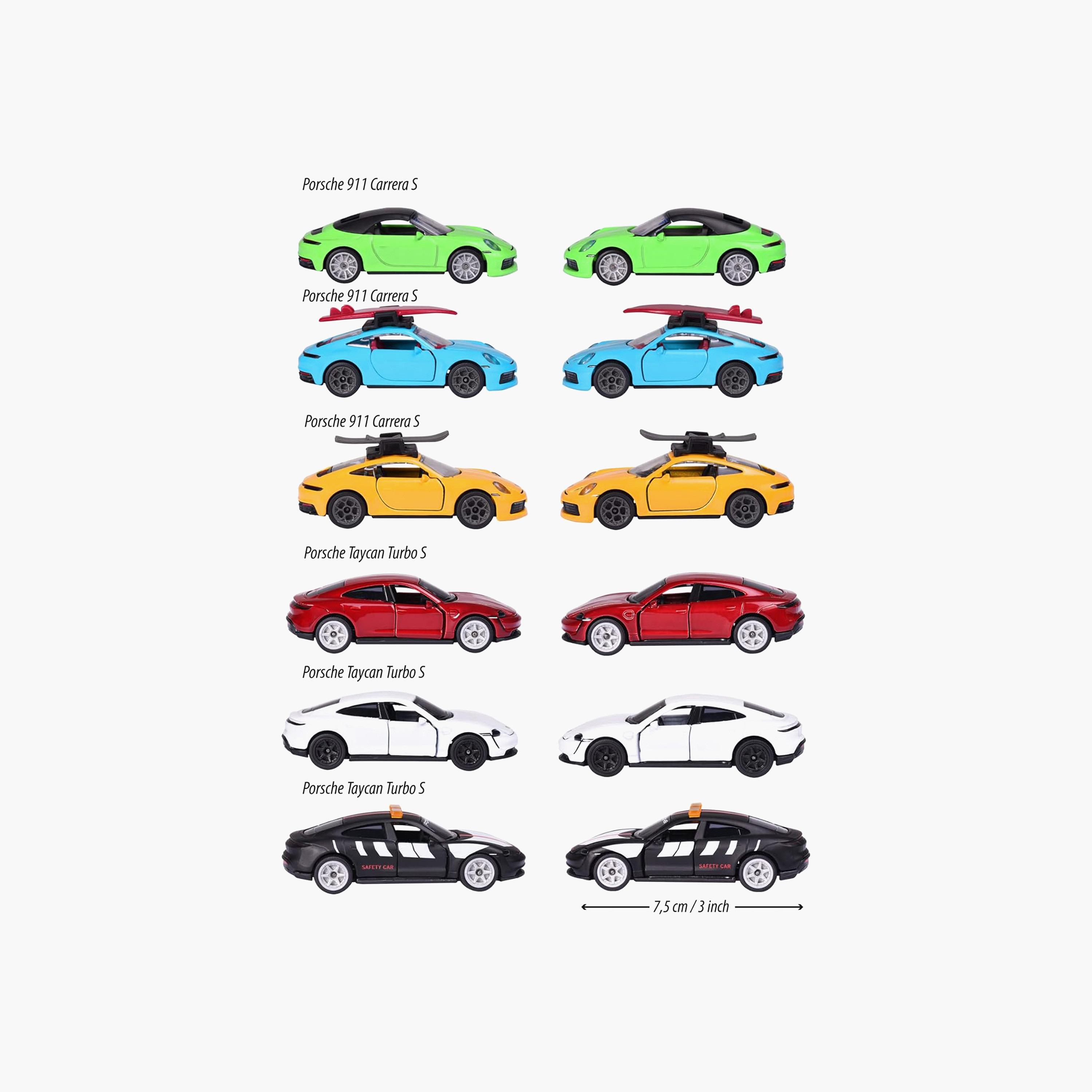 Pack of 6 Majorette Assorted Porsche Deluxe Diecast Car-toys-playvehicles-diecastcars-image-3