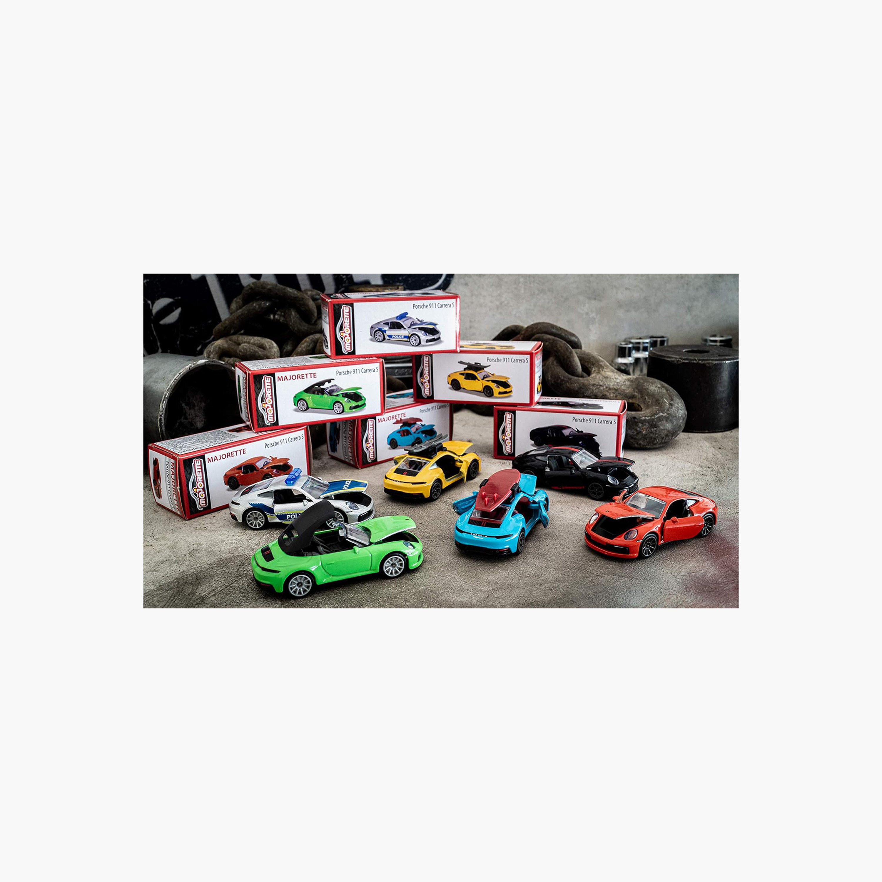 Pack of 6 Majorette Assorted Porsche Deluxe Diecast Car-toys-playvehicles-diecastcars-image-9