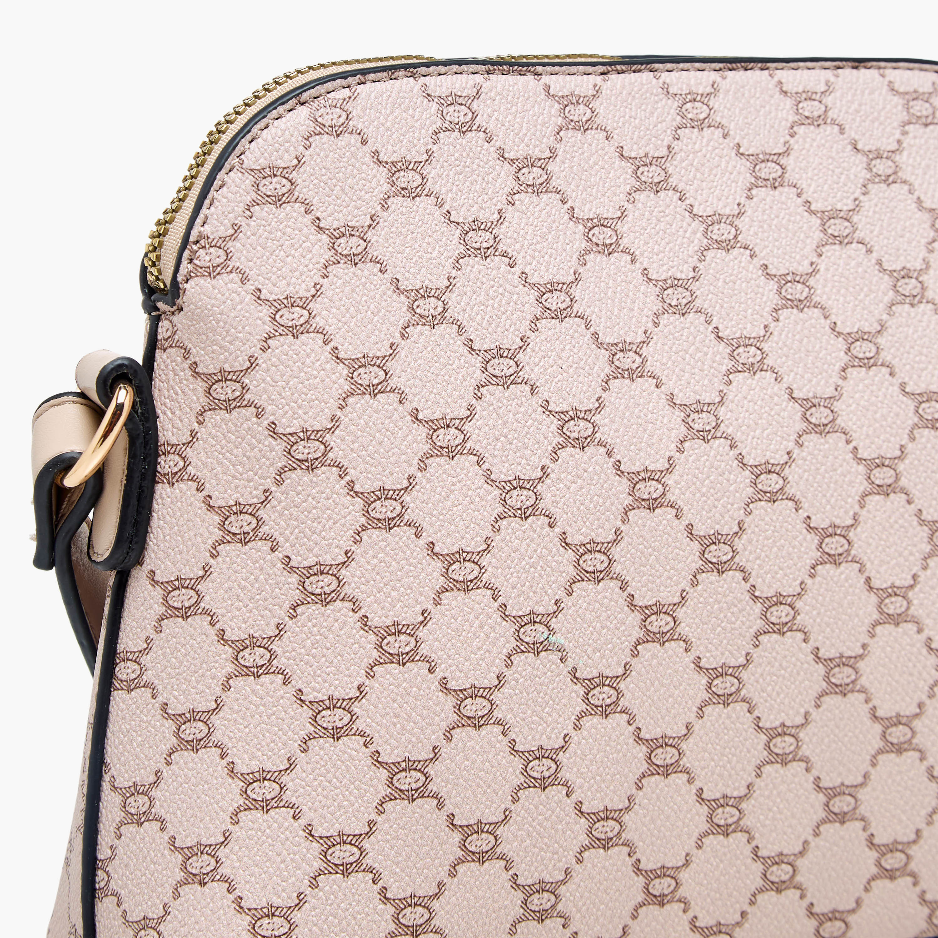 شنطة كروس بودي بسحاب إغلاق وطبعات مونوجرام من أدور توم-women-bagsandwallets-handbags-image-6