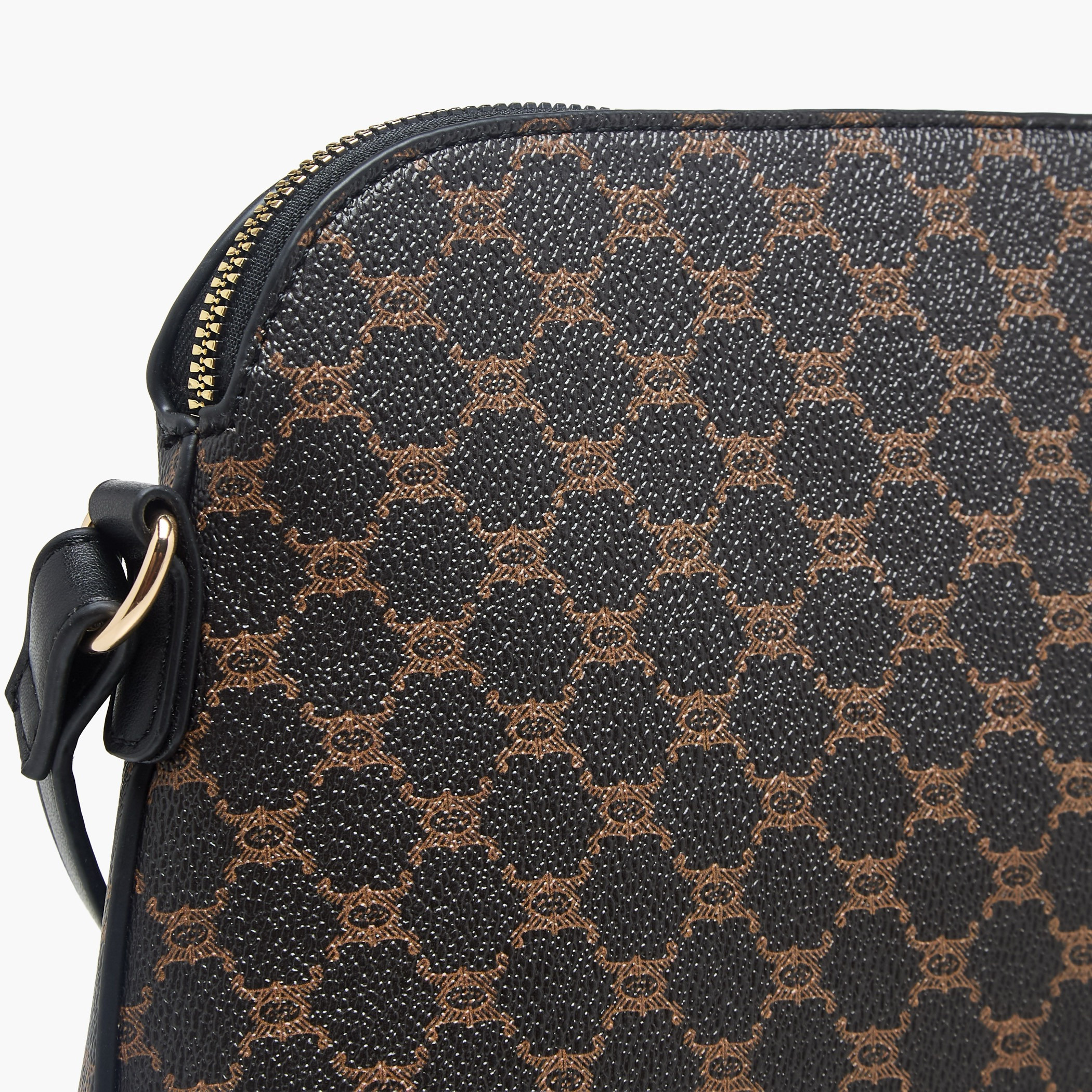 Adore Tom Monogram Print Crossbody Bag with Zip Closure-women-bagsandwallets-handbags-image-6