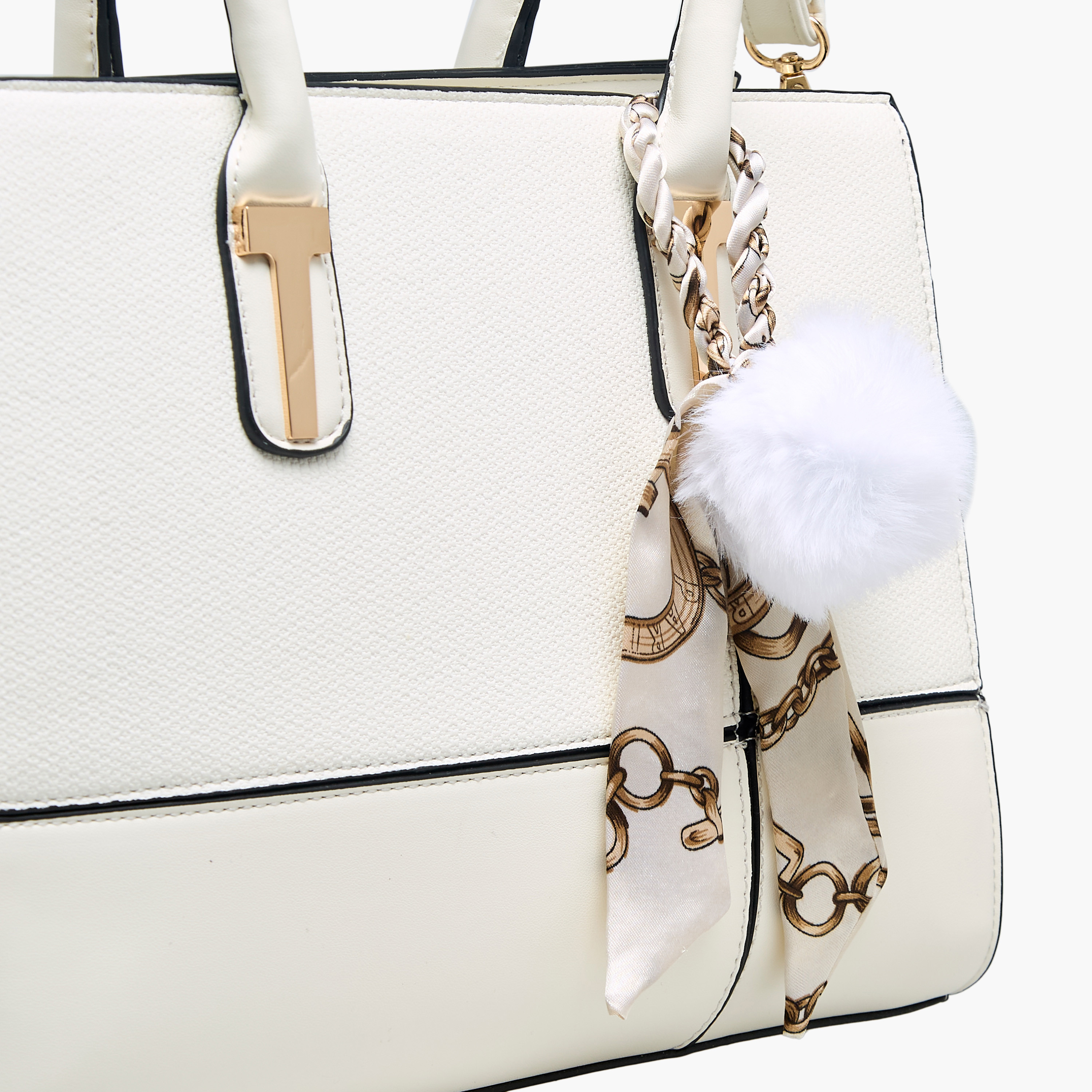 Adore Tom Scarf Accent Tote Bag with Pouch-women-bagsandwallets-handbags-image-4