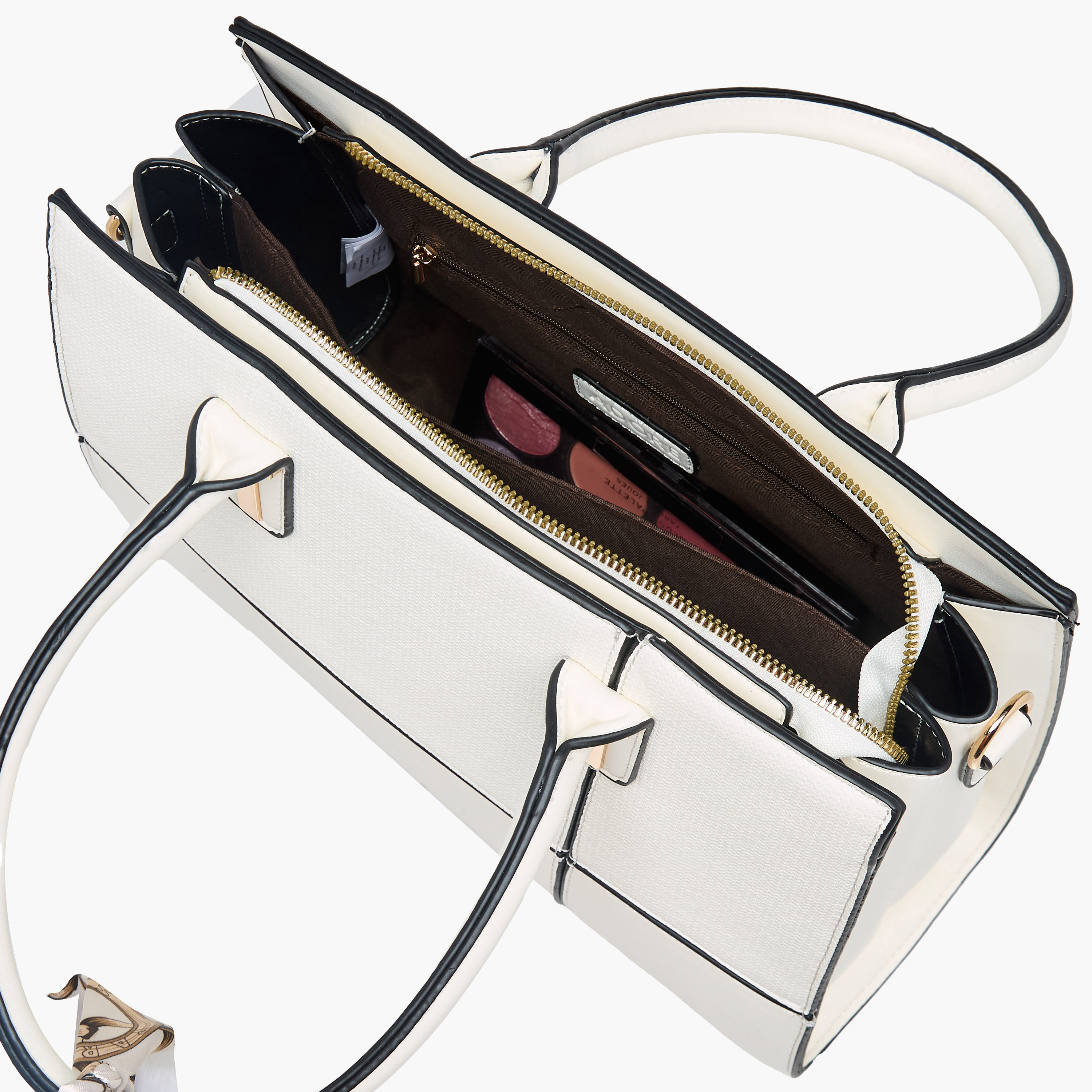 Adore Tom Scarf Accent Tote Bag with Pouch-women-bagsandwallets-handbags-image-9