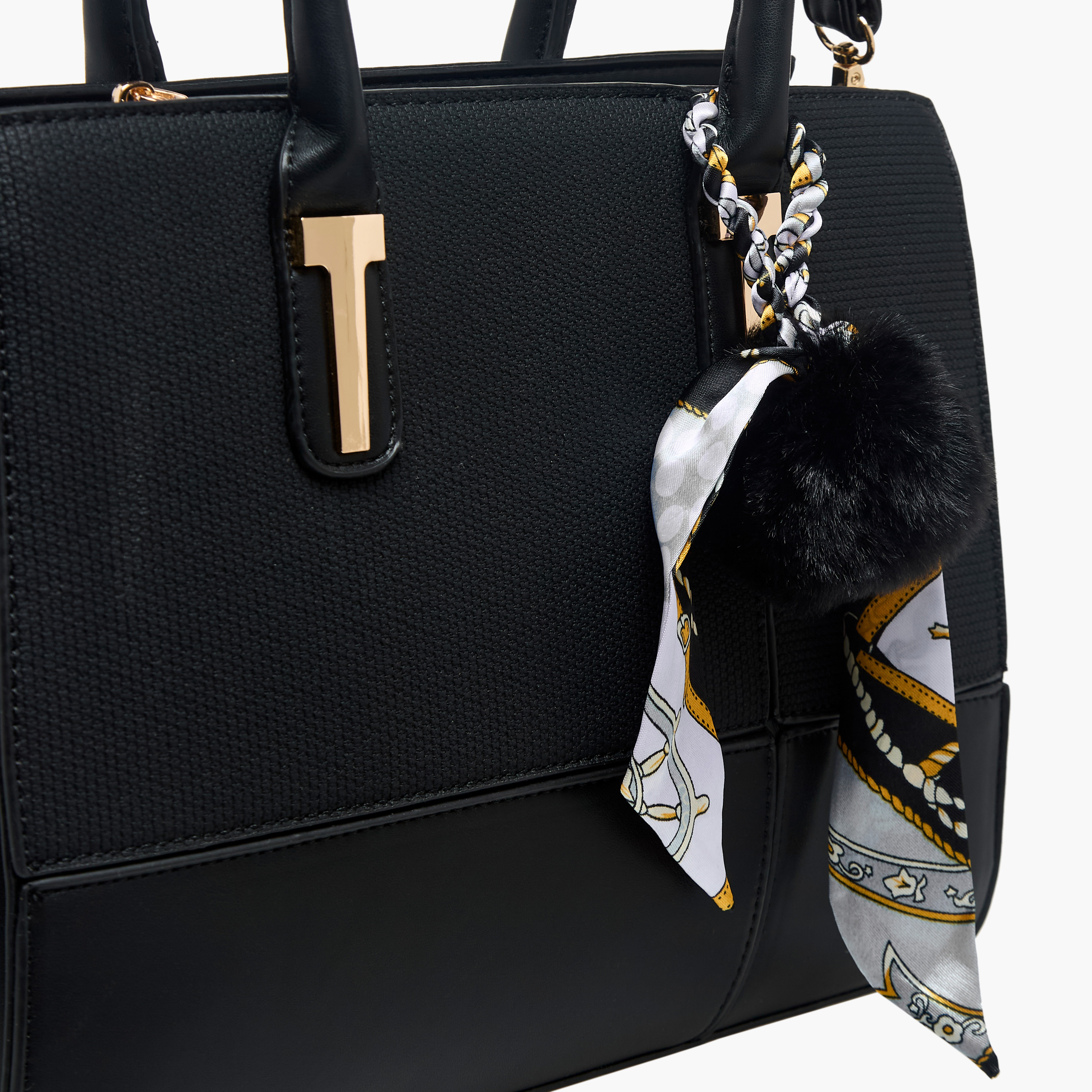 Adore Tom Scarf Accent Tote Bag with Pouch-women-bagsandwallets-handbags-image-5