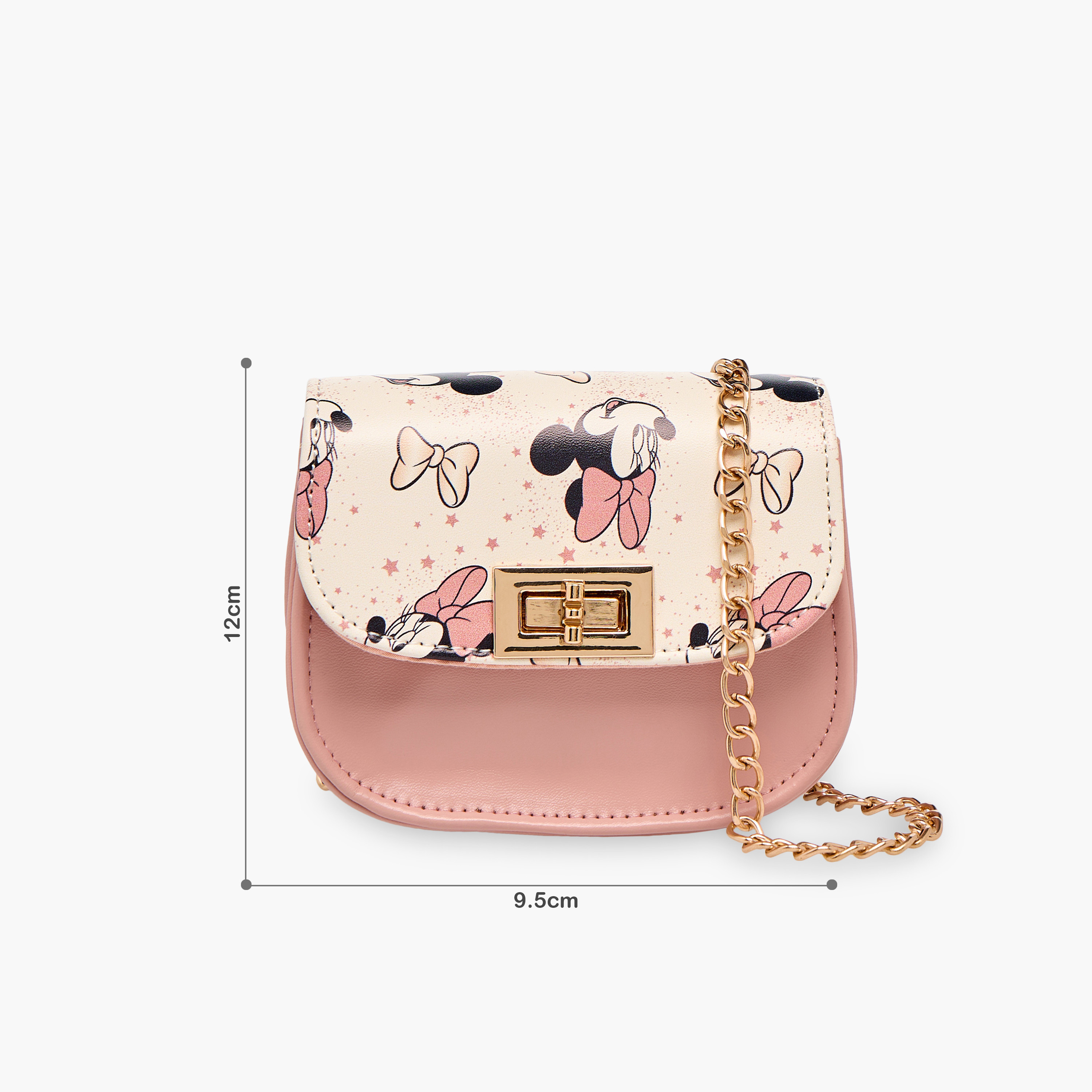 شنطة كروس بودي بحزام سلسلة قابل للفصل وطبعات ميني ماوس من ديزني-girls-accessories-bags-image-2