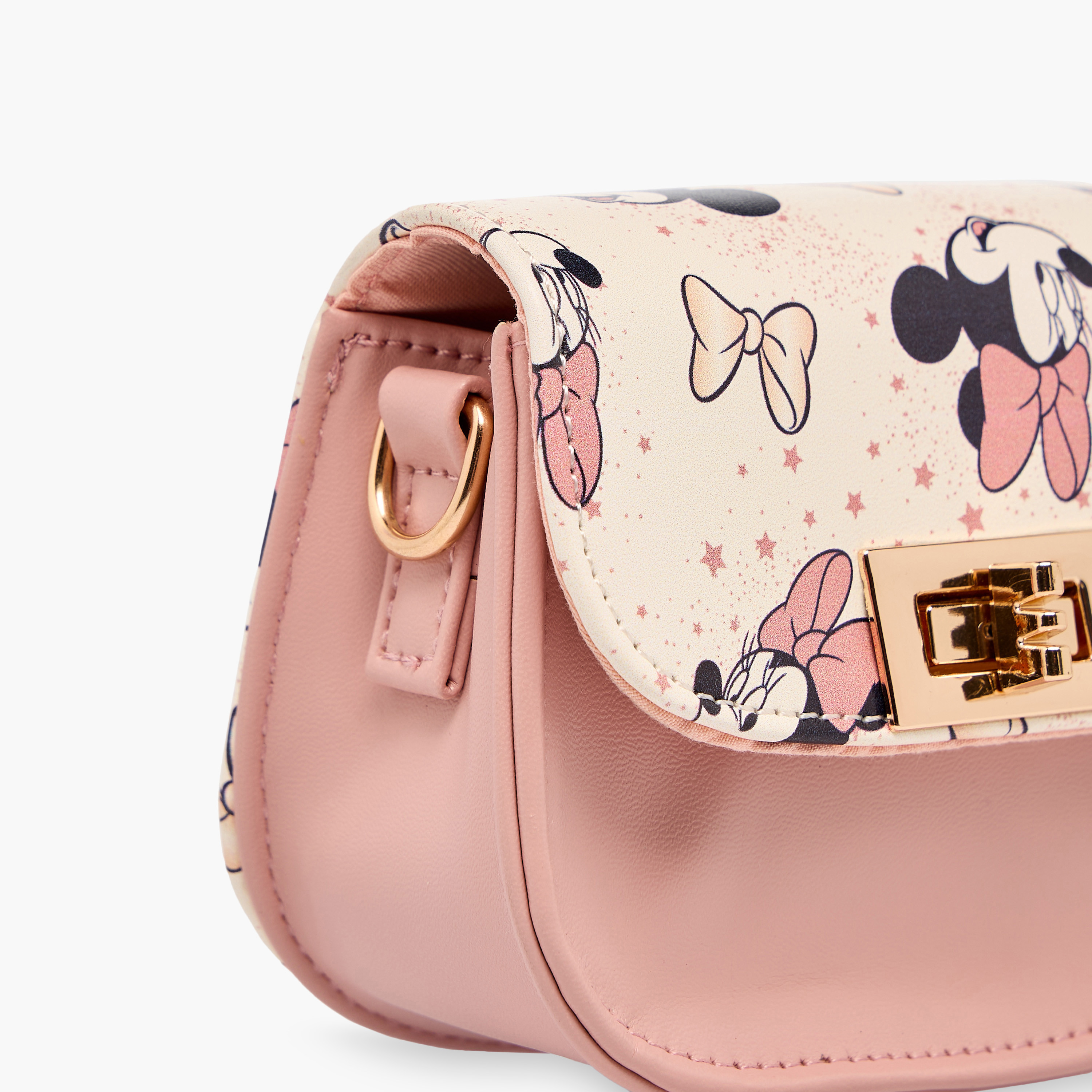 شنطة كروس بودي بحزام سلسلة قابل للفصل وطبعات ميني ماوس من ديزني-girls-accessories-bags-image-4