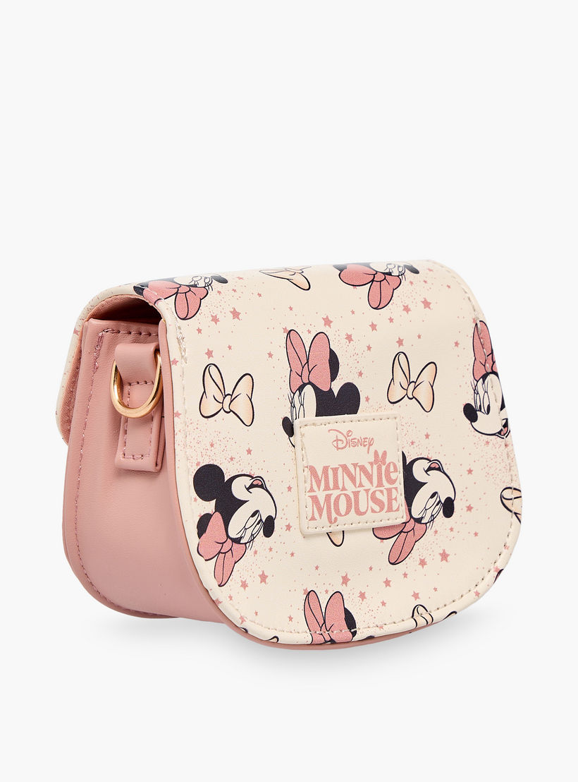 شنطة كروس بودي بحزام سلسلة قابل للفصل وطبعات ميني ماوس من ديزني-girls-accessories-bags-image-5