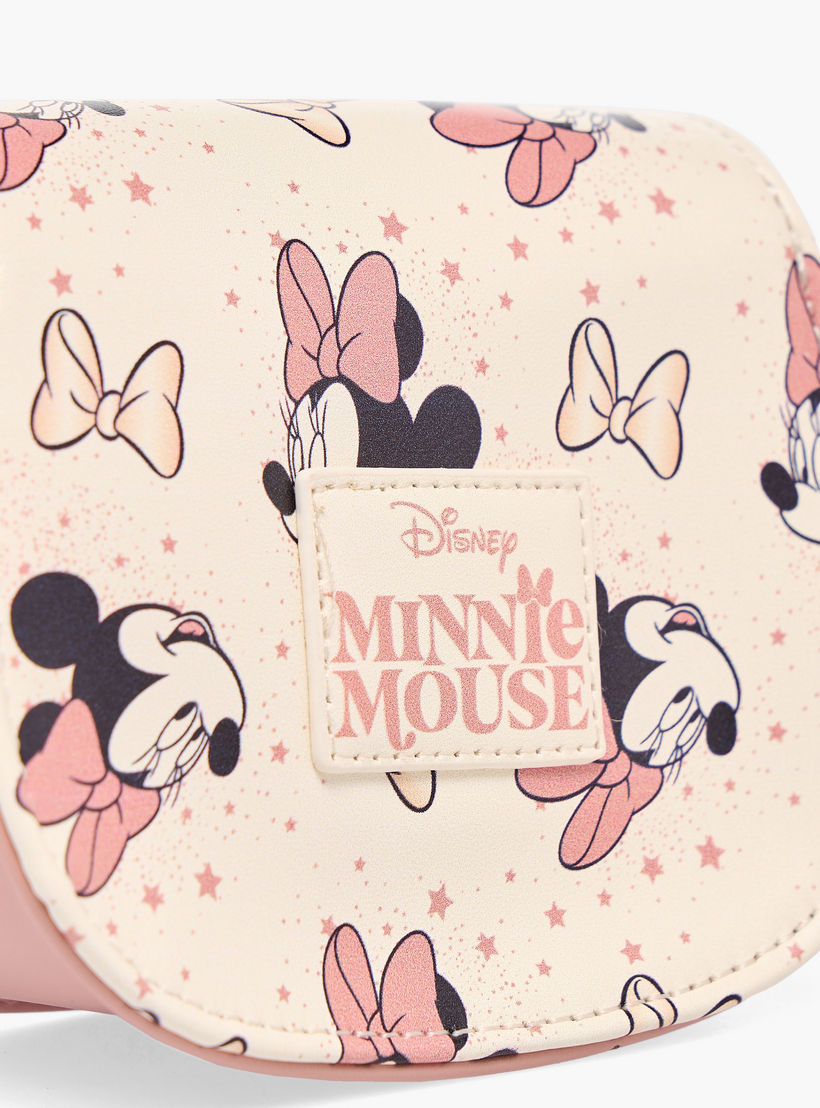 شنطة كروس بودي بحزام سلسلة قابل للفصل وطبعات ميني ماوس من ديزني-girls-accessories-bags-image-6