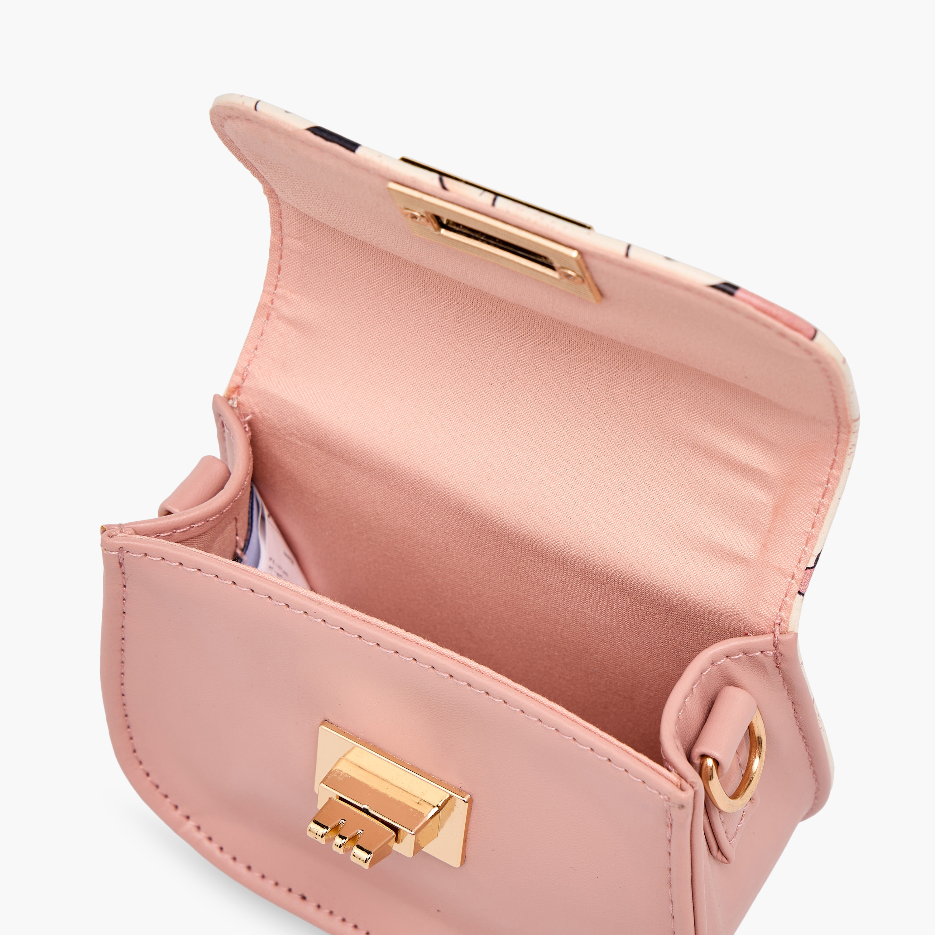 شنطة كروس بودي بحزام سلسلة قابل للفصل وطبعات ميني ماوس من ديزني-girls-accessories-bags-image-8