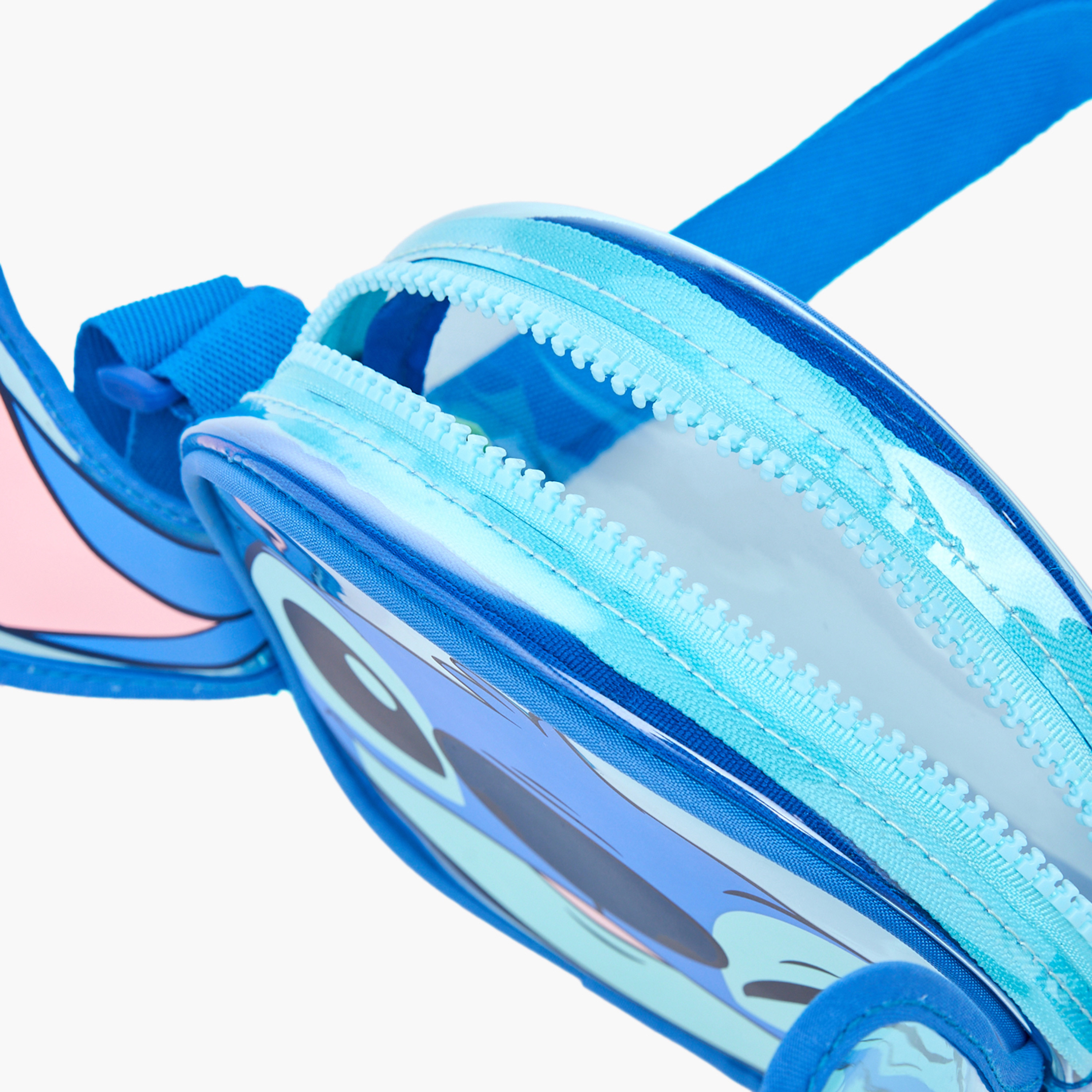 شنطة كروس بودي بتصميم ستيتش وحزام حمّالة وسحاب إغلاق من ديزني-girls-accessories-bags-image-6