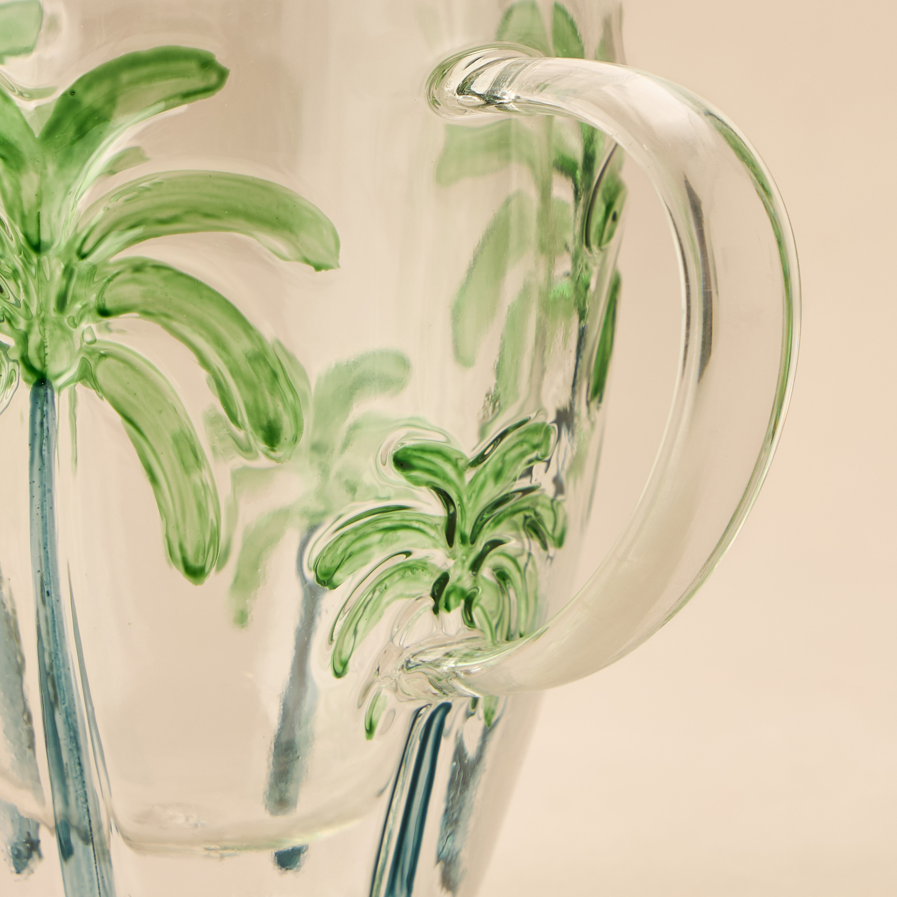 Palm Tree Debossed Glass Double Wall Mug-household-dining-teaandcoffee-mugsandcups-image-3