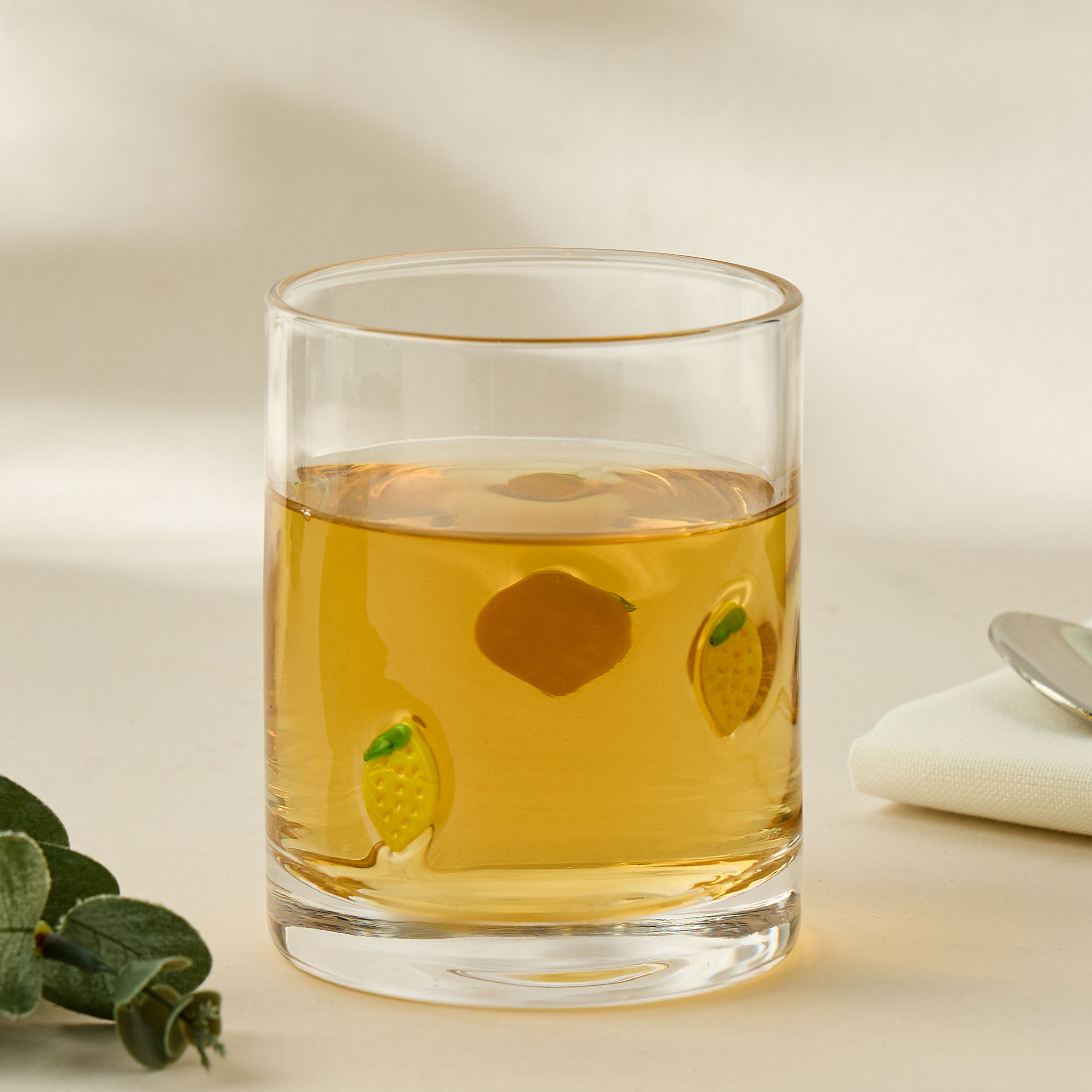 Lemon Accent DOF Glass- 300 ml-household-dining-glassware-drinkingglasses-image-4