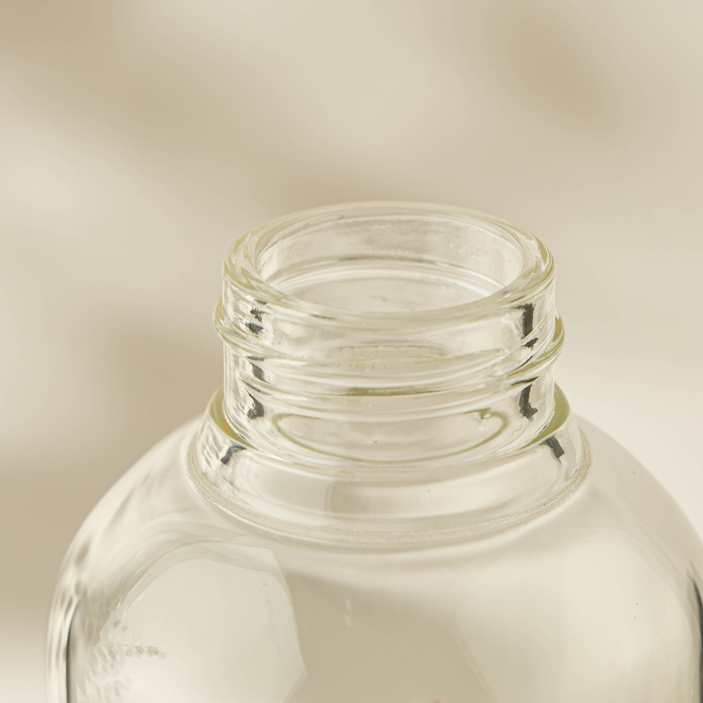 Lemon Accent Glass Bottle with Screw Lid-household-dining-drinkserveware-bottles-image-3