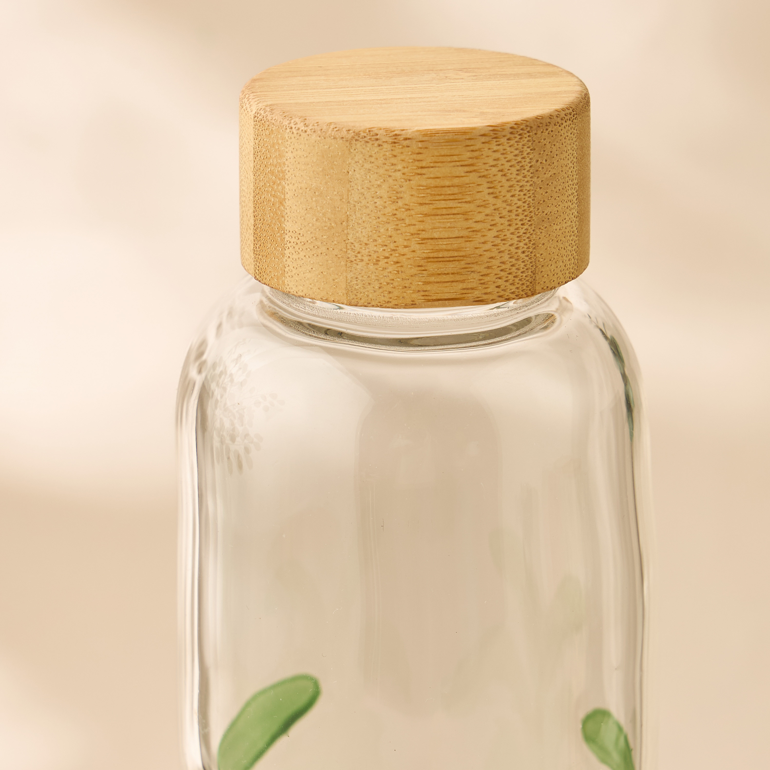 Palm Tree Debossed Glass Bottle-household-dining-drinkserveware-bottles-image-3