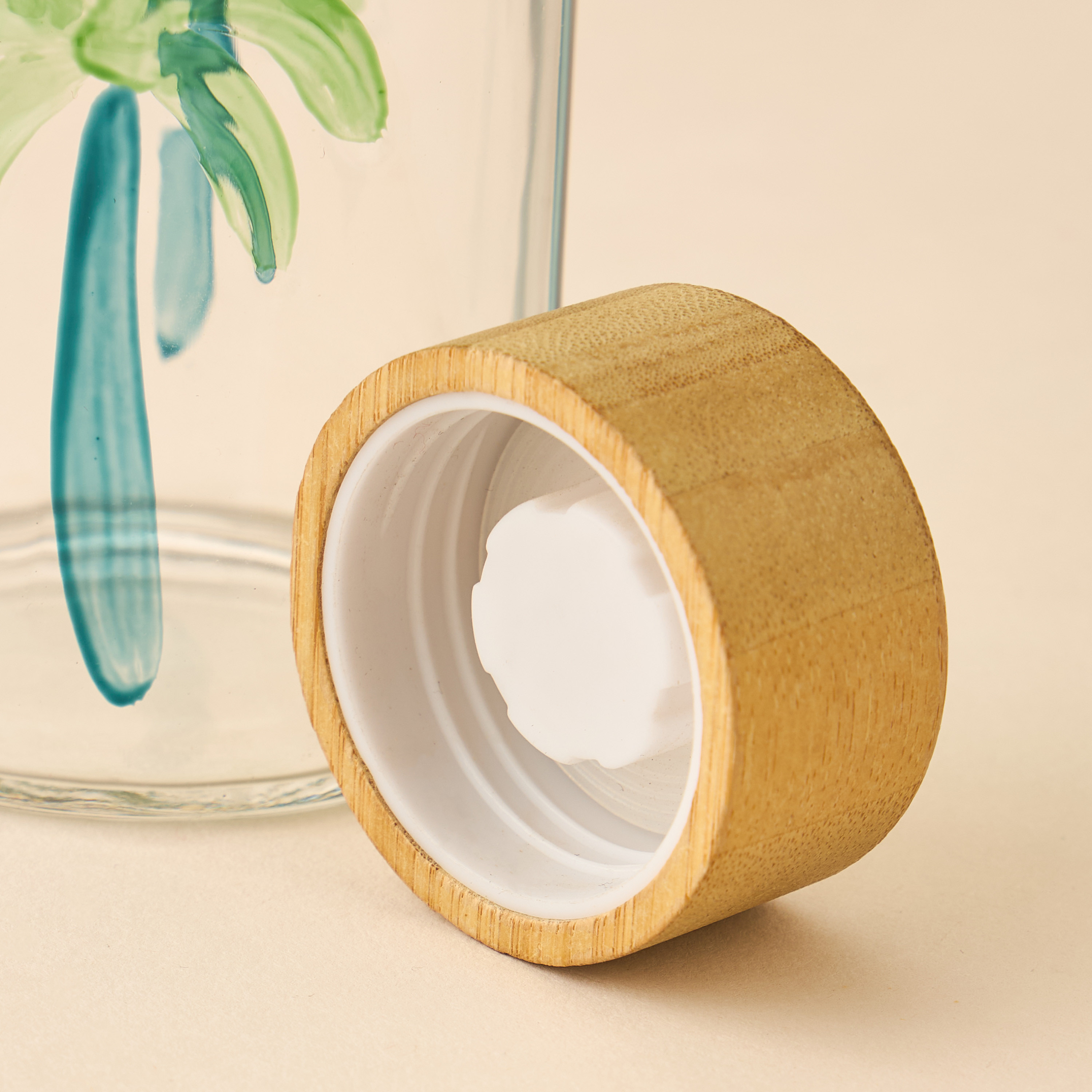 Palm Tree Debossed Glass Bottle-household-dining-drinkserveware-bottles-image-4