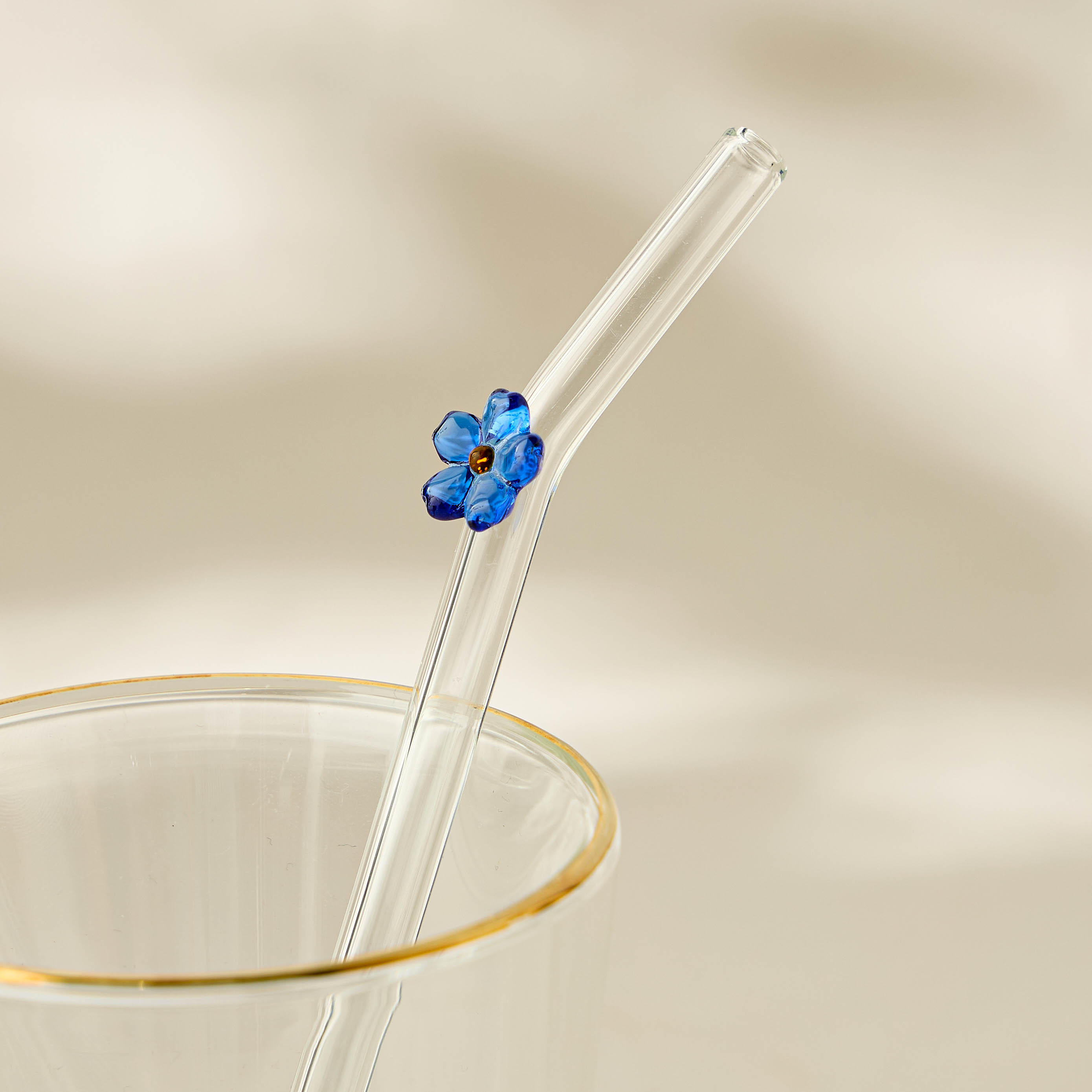 قشّة زجاج مزينة بزهور صيفية 6 قطع-household-dining-teaandcoffee-teaandcoffeeaccessories-image-4