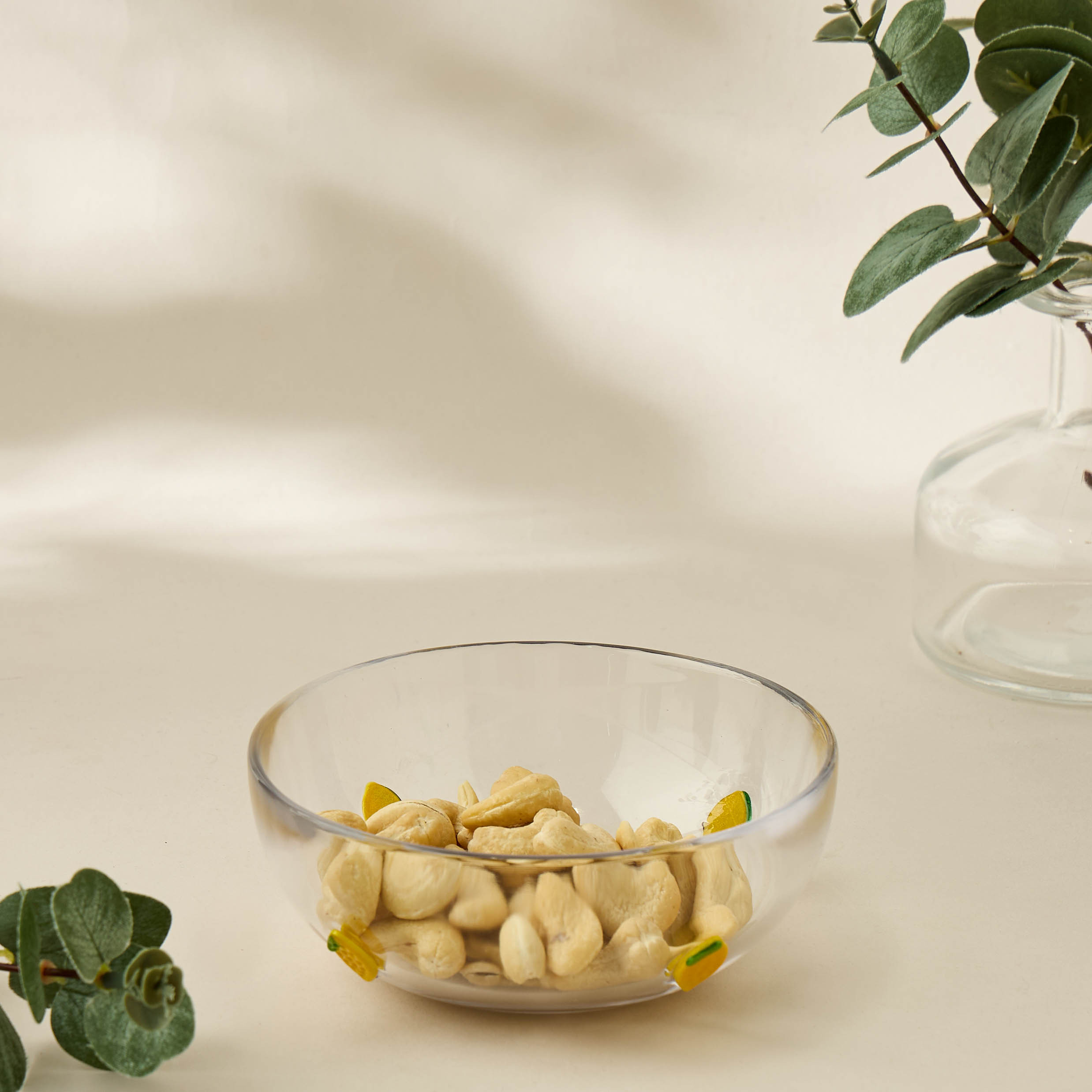 وعاء تقديم زجاجي بتزيينات ليمون - 13 سم-household-dining-dinnerware-bowls-image-4