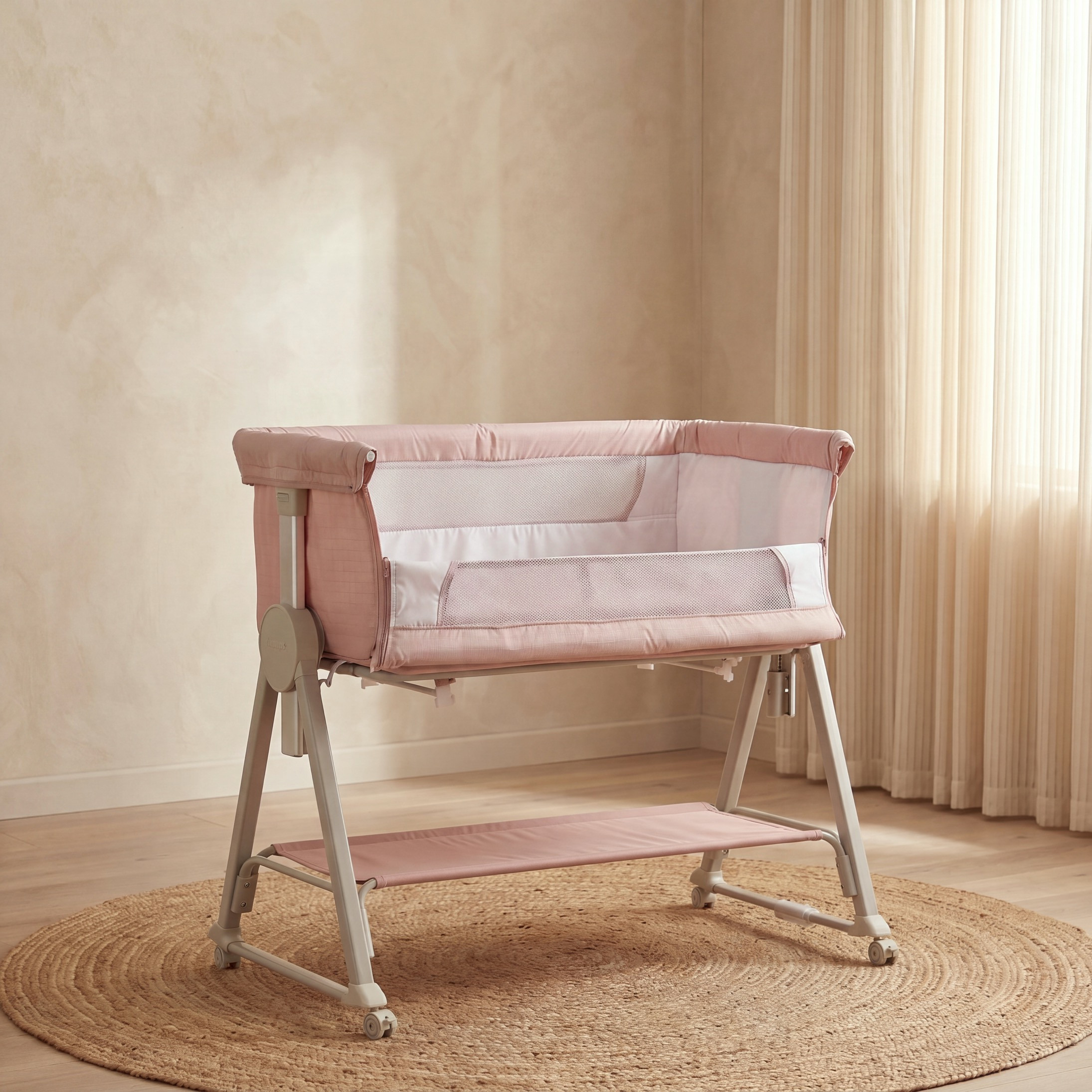 Juniors Percy Baby Bassinet with Adjustable Height-baby-nursery-furniture-cribsandbeds-bassinets-image-2