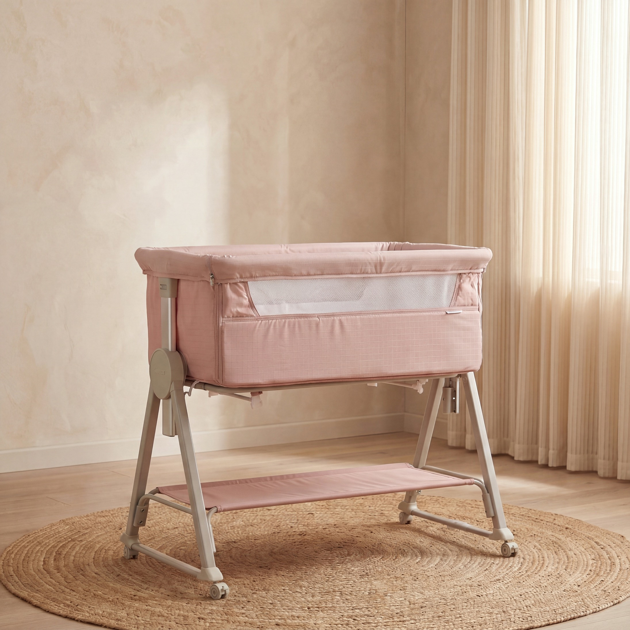Juniors Percy Baby Bassinet with Adjustable Height-baby-nursery-furniture-cribsandbeds-bassinets-image-4