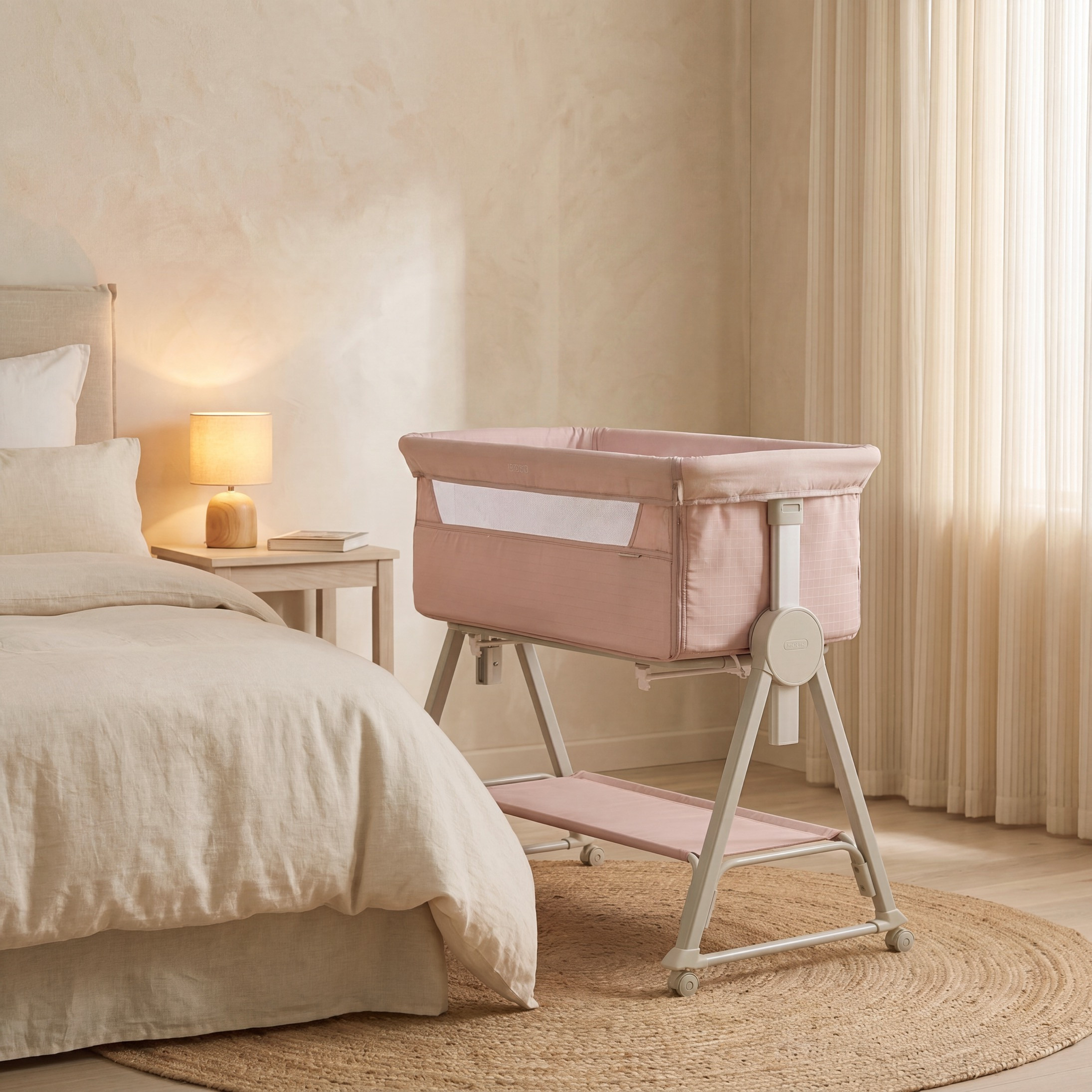 Juniors Percy Baby Bassinet with Adjustable Height-baby-nursery-furniture-cribsandbeds-bassinets-image-6