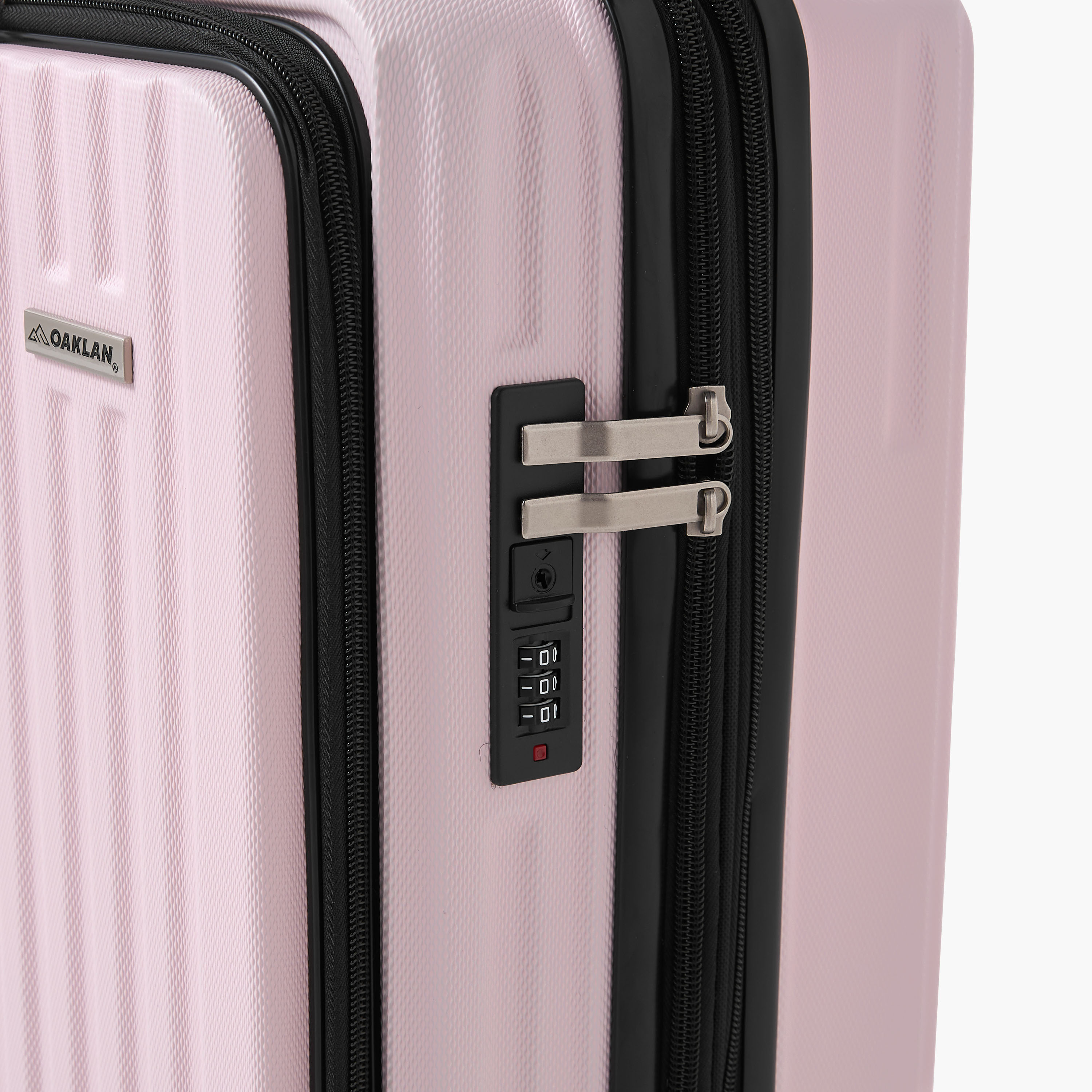 Oaklan by Shoexpress Textured Hardcase Luggage Trolley with Retractable Handle - Cabin-travel-luggagesandbags-luggage-image-5