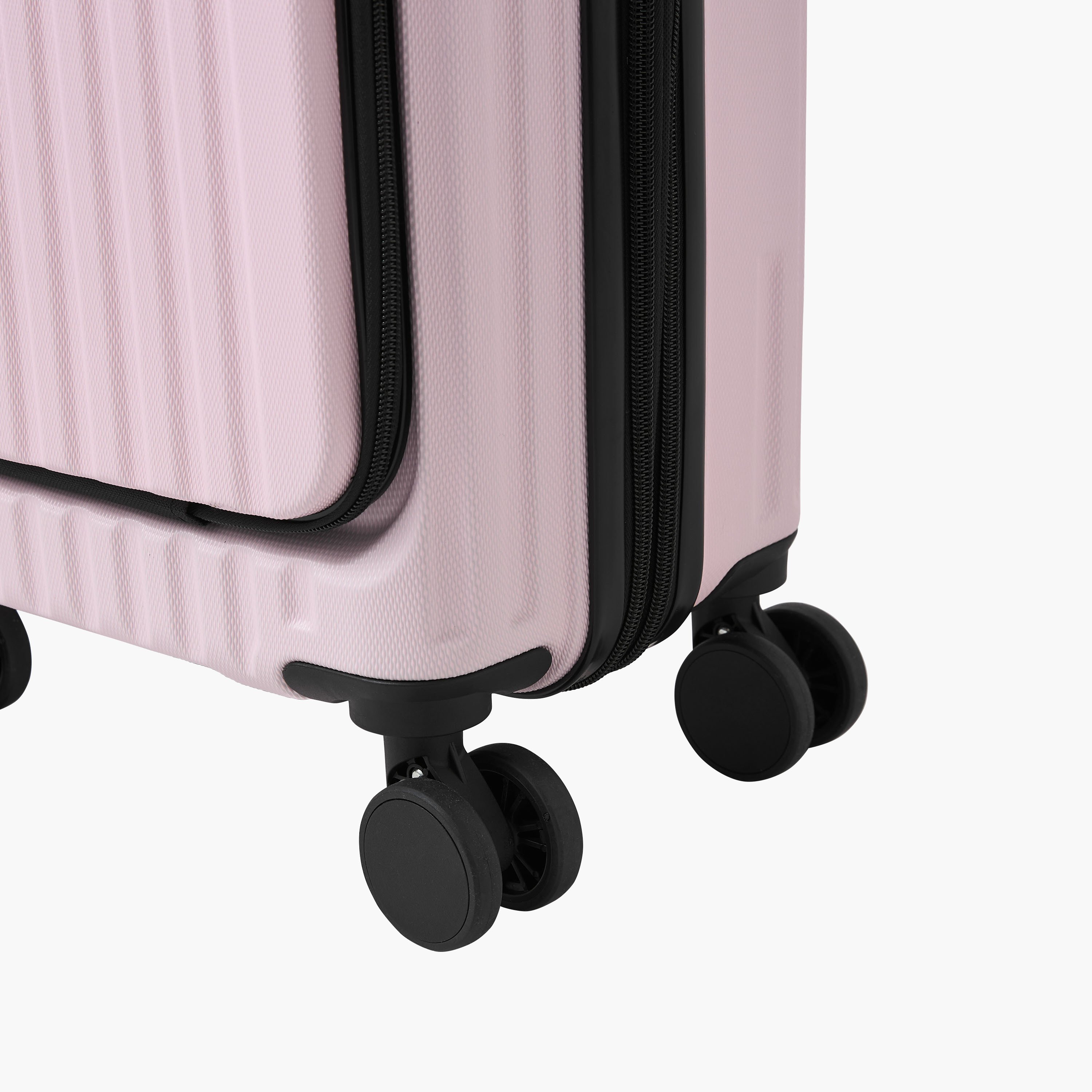 Oaklan by Shoexpress Textured Hardcase Luggage Trolley with Retractable Handle - Cabin-travel-luggagesandbags-luggage-image-7