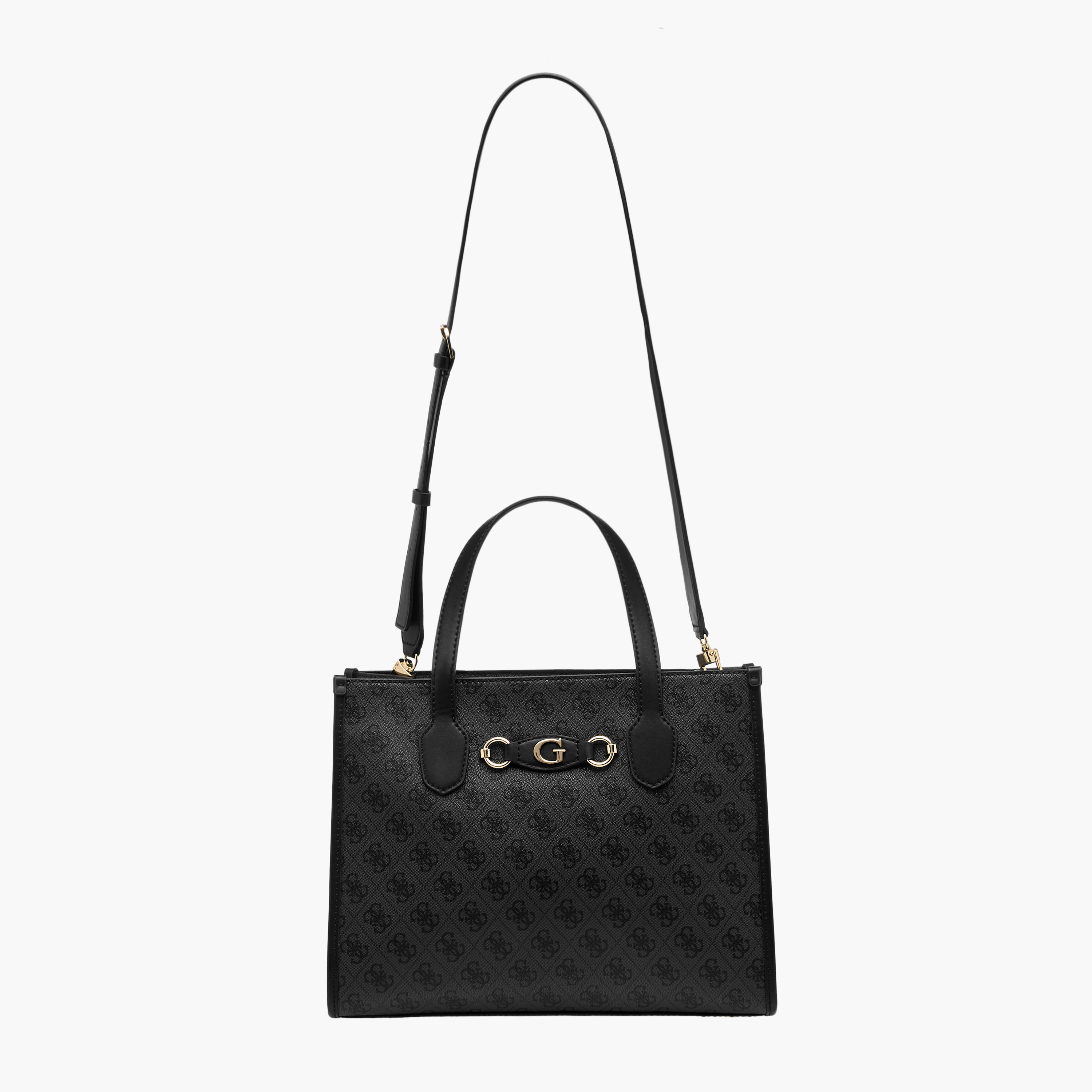 Guess Izzy Monogram Print Tote Bag with Detachable Strap-women-bagsandwallets-handbags-image-3