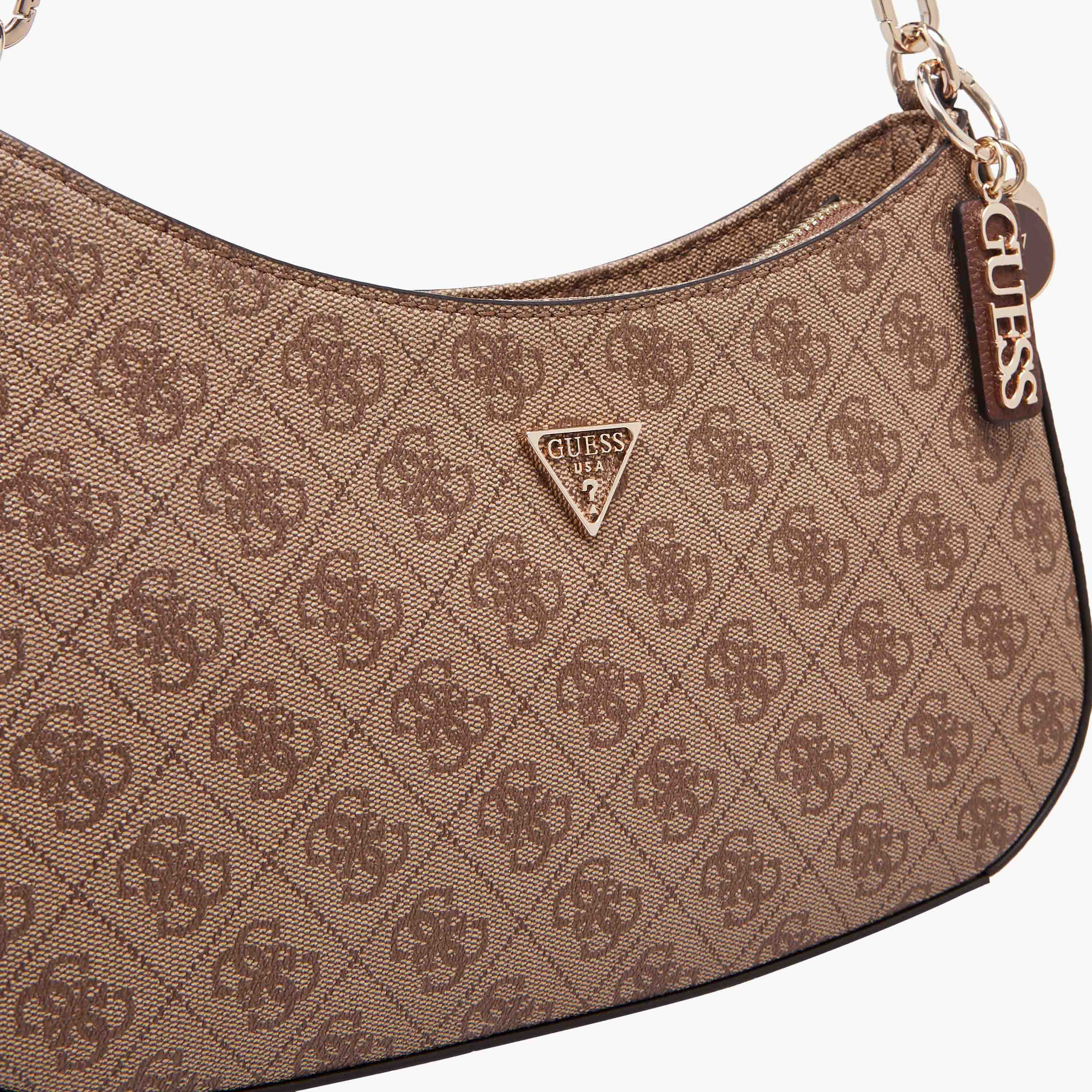 Guess NOELLE II Monogram Print Shoulder Bag with Detachable Strap-women-bagsandwallets-handbags-image-5