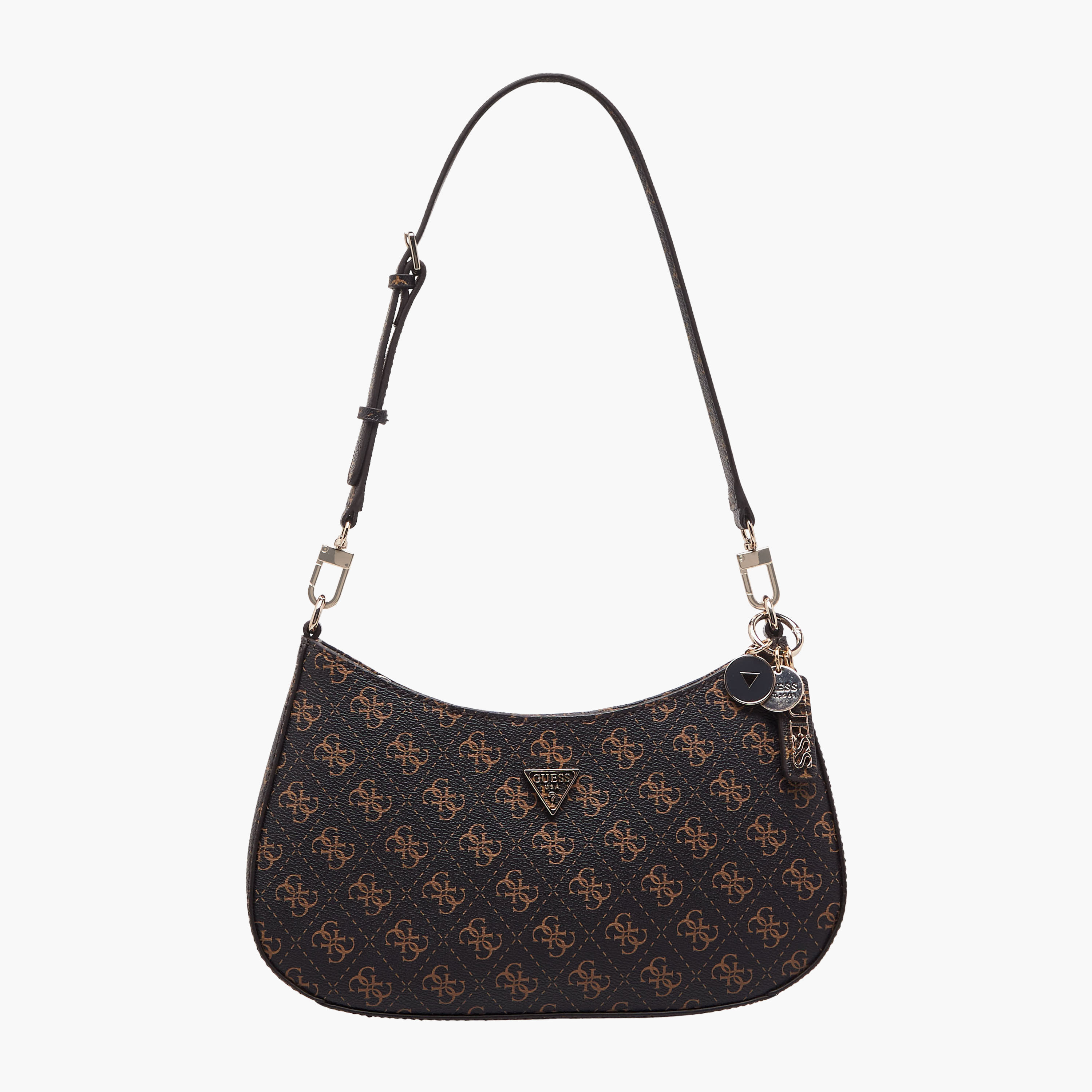 Guess NOELLE II Monogram Print Shoulder Bag with Adjustable Strap-women-bagsandwallets-handbags-image-3