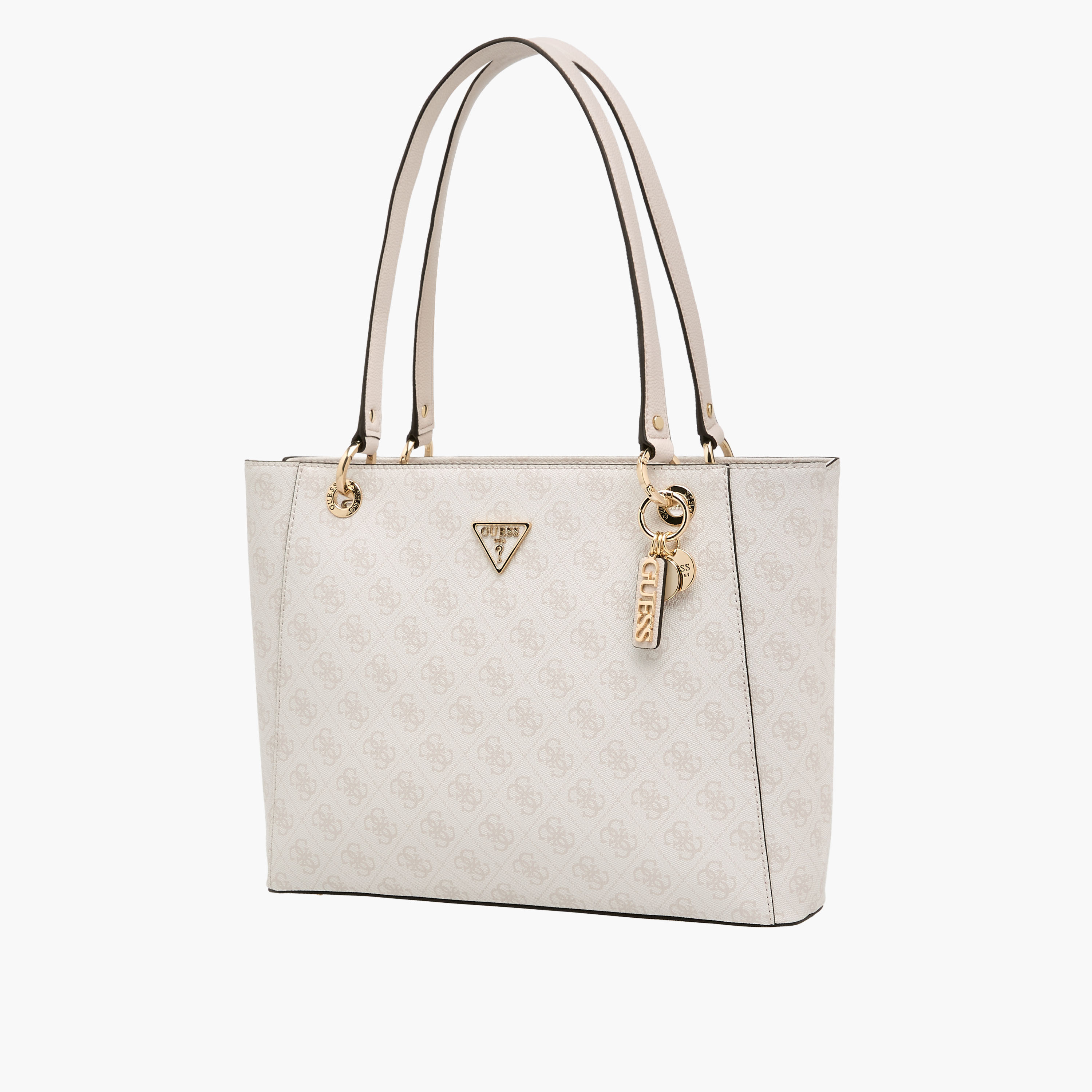 Guess Noelle II Monogram Print Tote Bag with Charm Detail-women-bagsandwallets-handbags-image-3