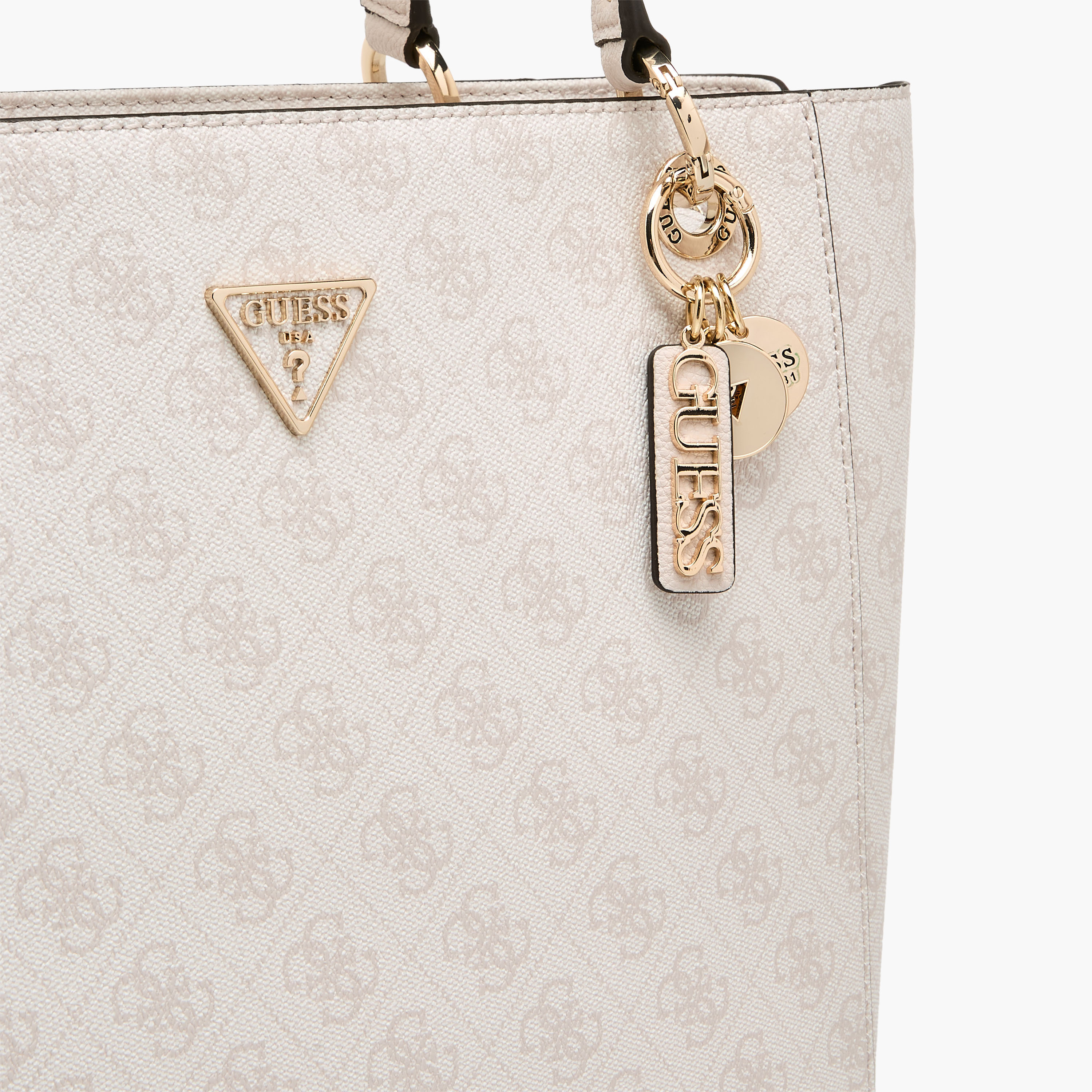 Guess Noelle II Monogram Print Tote Bag with Charm Detail-women-bagsandwallets-handbags-image-5