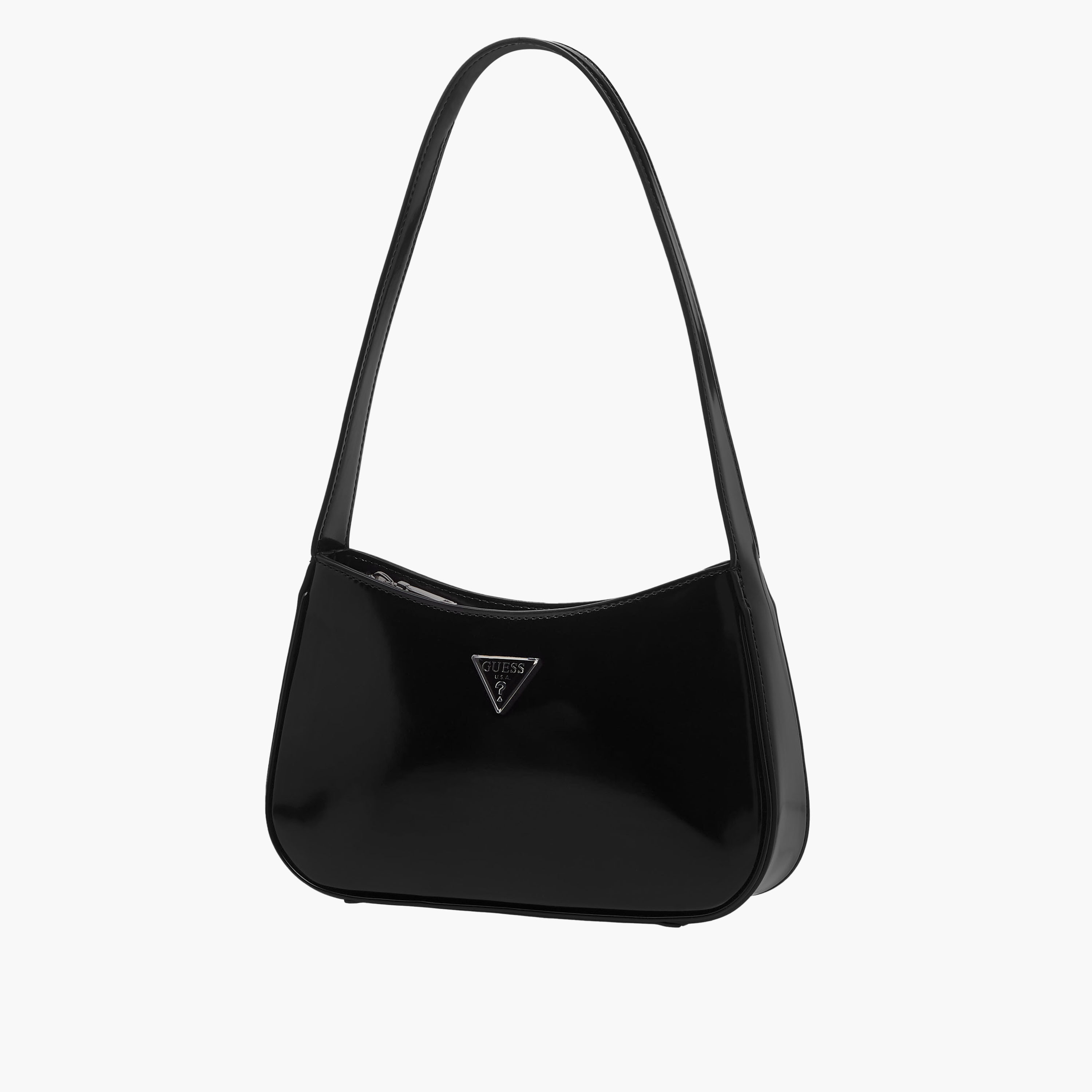 Guess Arnela Solid Shoulder Bag with Strap Handle-women-bagsandwallets-handbags-image-3