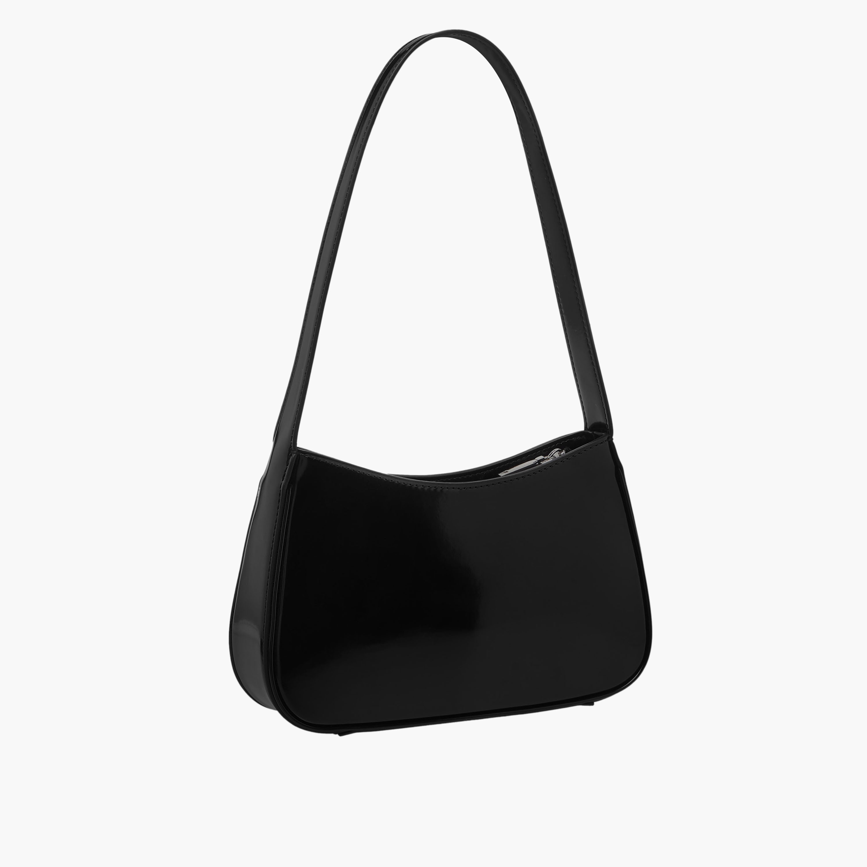 Guess Arnela Solid Shoulder Bag with Strap Handle-women-bagsandwallets-handbags-image-4