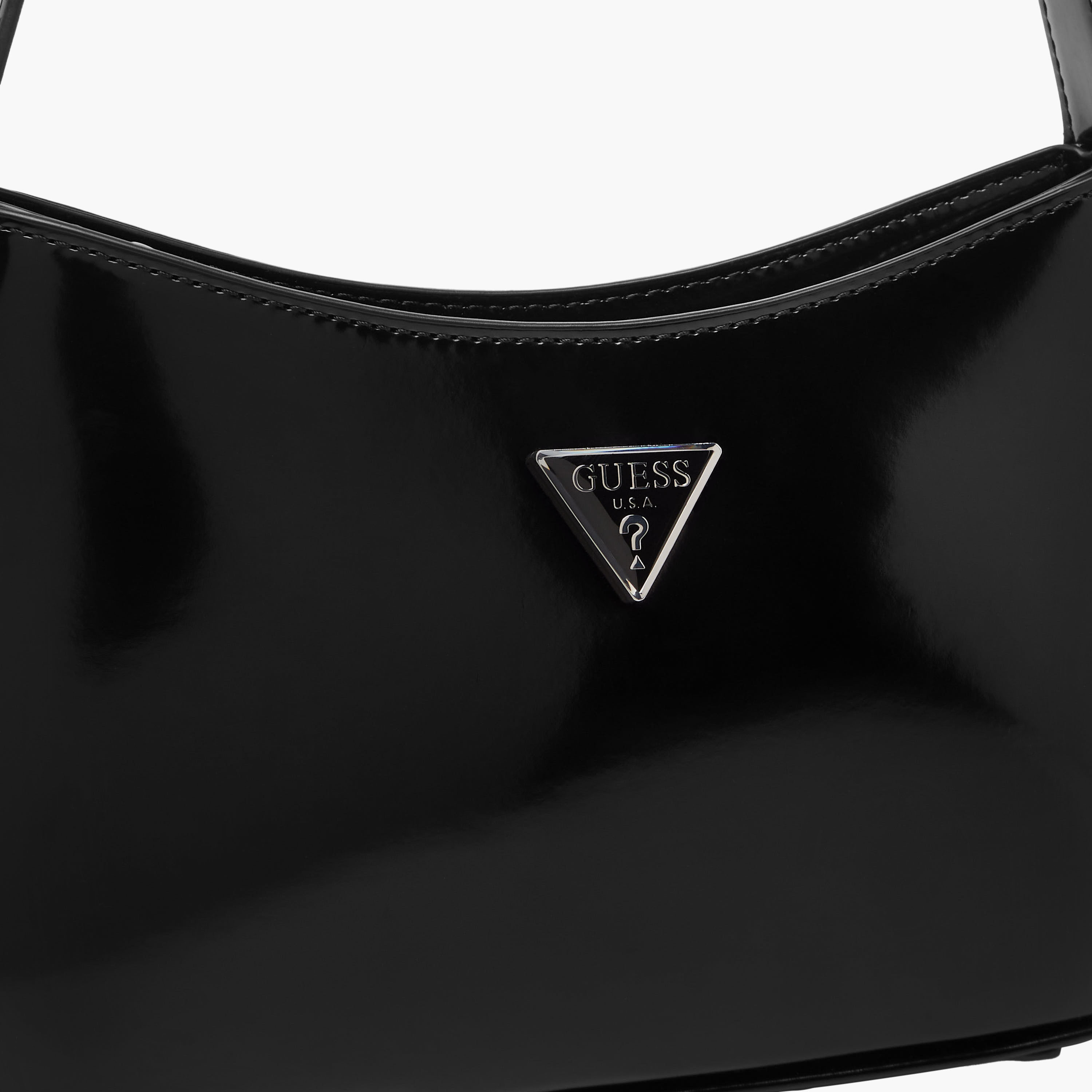 Guess Arnela Solid Shoulder Bag with Strap Handle-women-bagsandwallets-handbags-image-5