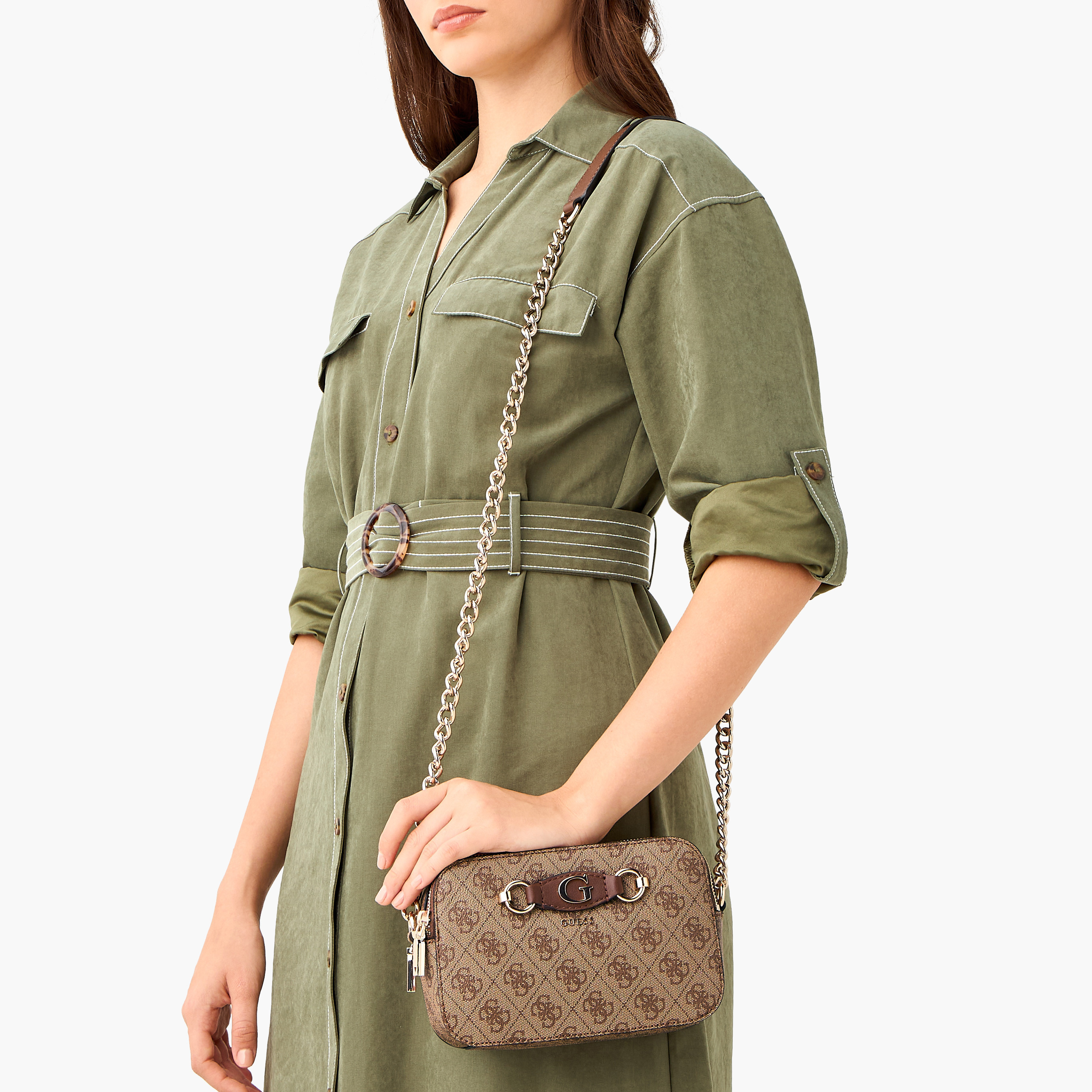 Guess Izzy Monogram Print Crossbody Bag with Chain Strap-women-bagsandwallets-handbags-image-2