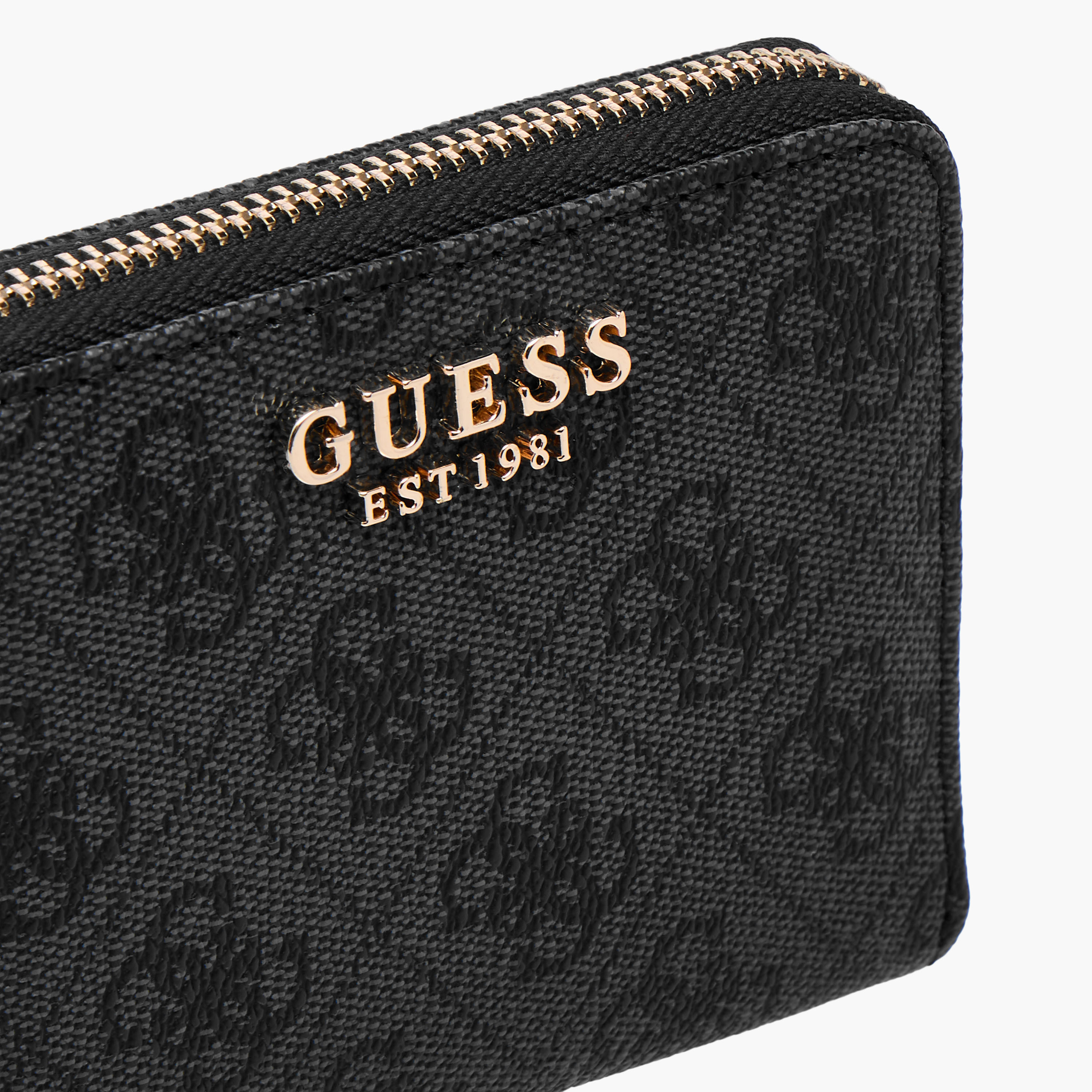 Guess Laurel Slg Small Monogram Print Zip-Around Wallet-women-bagsandwallets-wallets-image-3