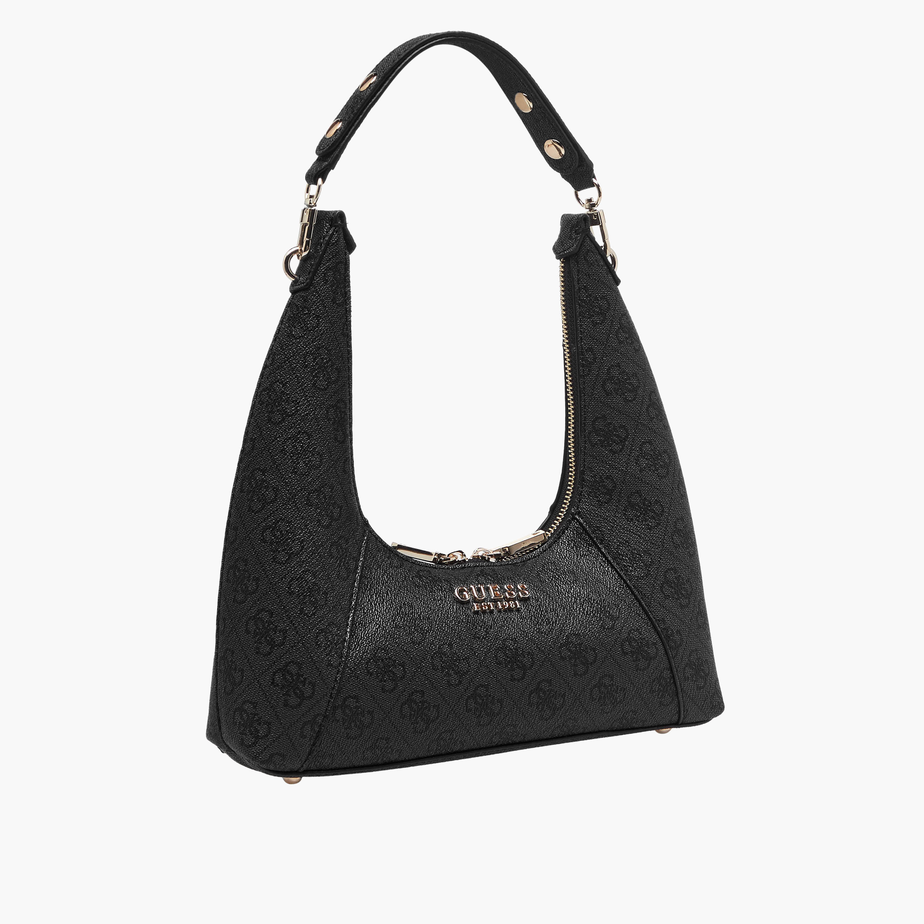 Guess Calista Monogram Print Shoulder Bag with Zip Closure-women-bagsandwallets-handbags-image-5