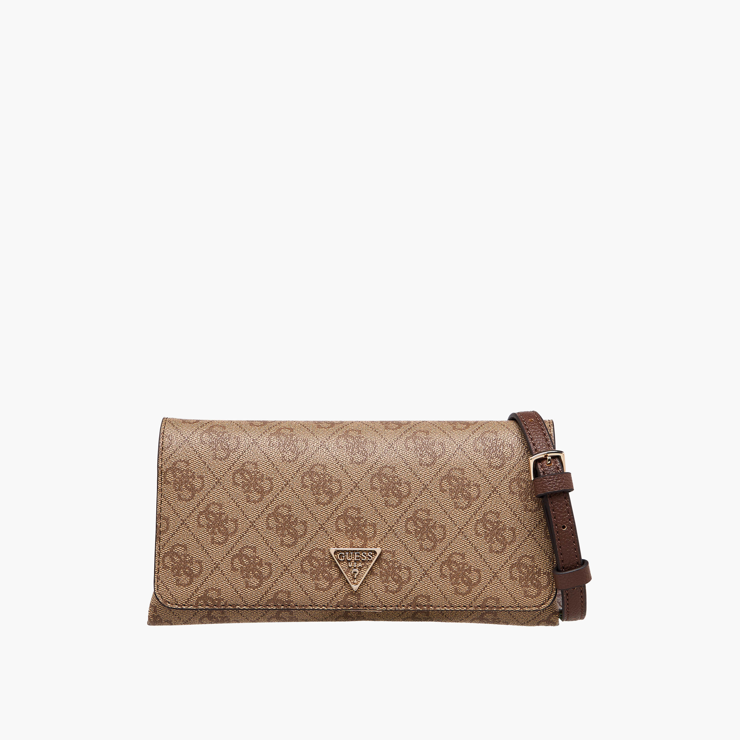 Guess NOELLE II XBODY Monogram Print Crossbody Bag with Chain Strap-women-bagsandwallets-handbags-image-1