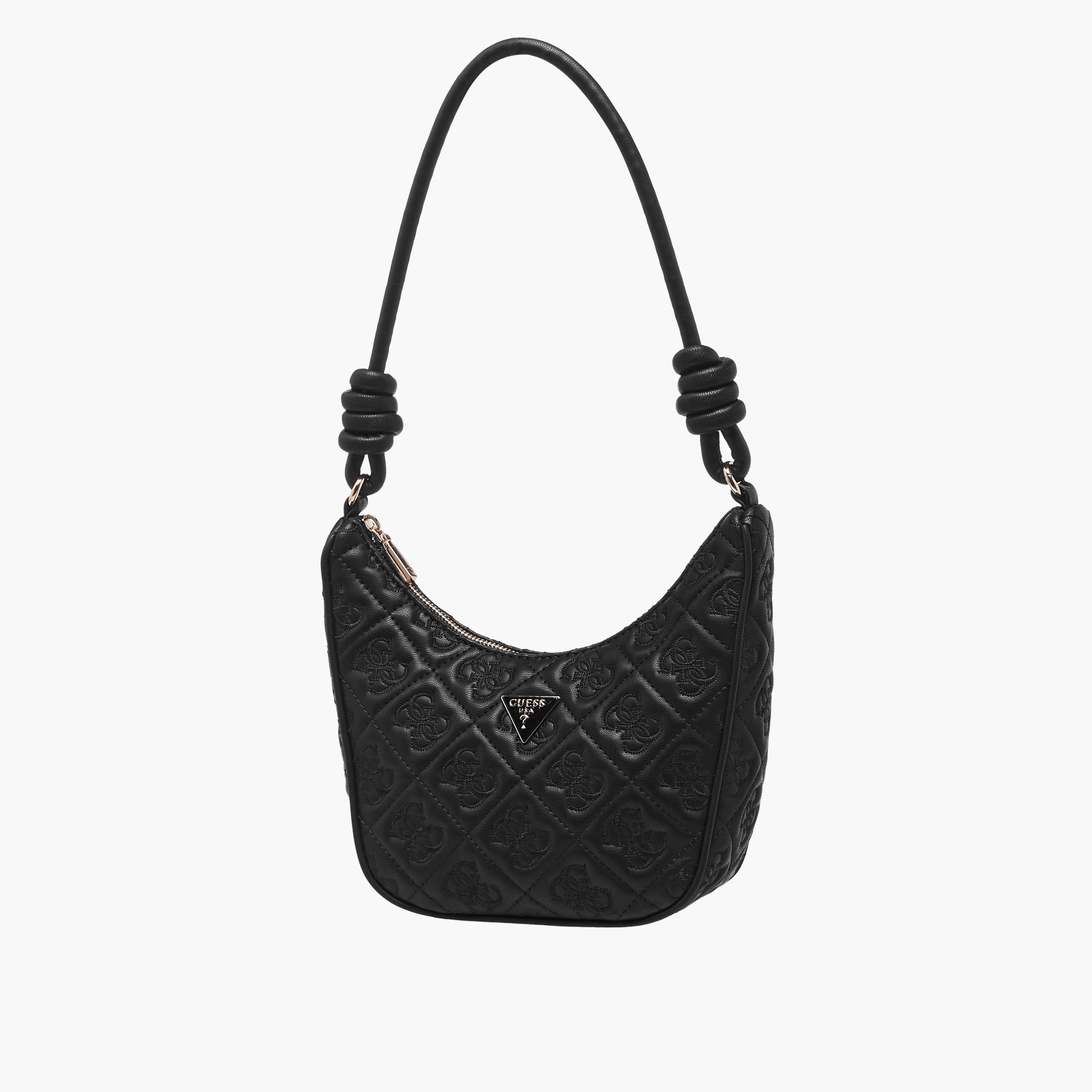 حقيبة هوبو Guess أديلاسيا المبطنة بمقبض واحد مع إغلاق بسحاب وحزام كتف-women-bagsandwallets-handbags-image-3